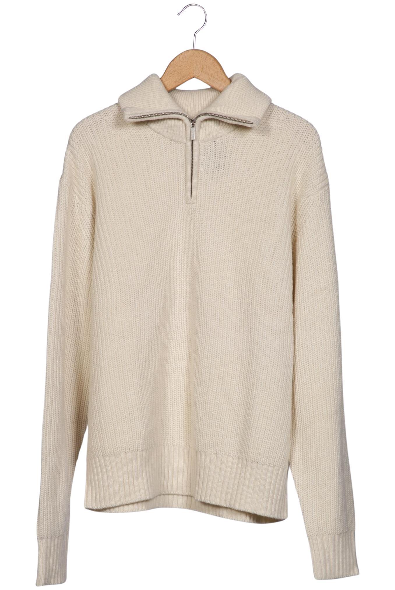 

bershka Herren Pullover, cremeweiß, Gr. 48