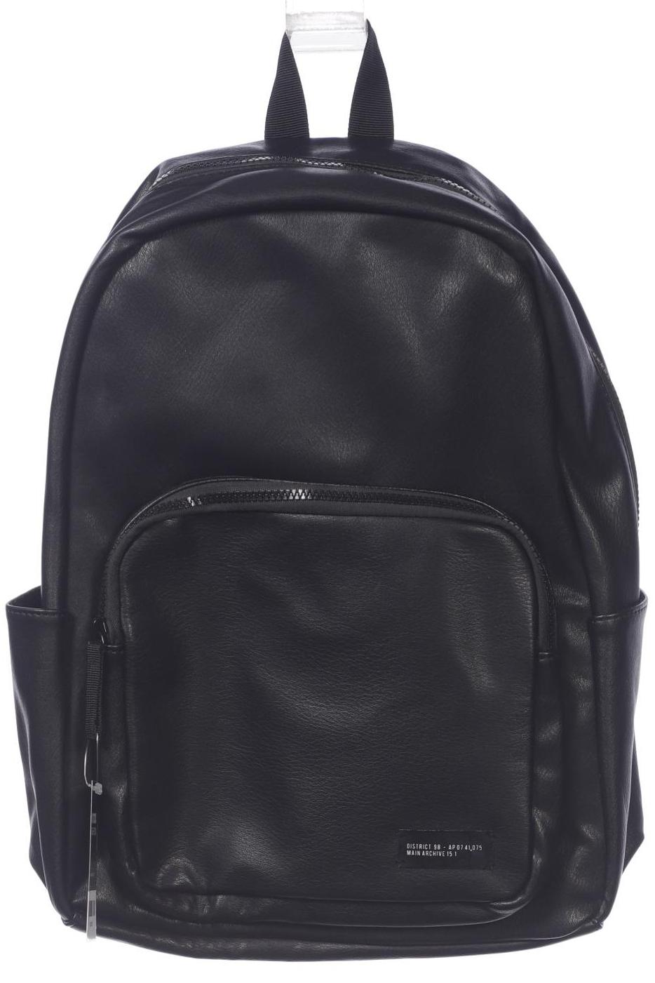 

bershka Herren Rucksack, schwarz, Gr.