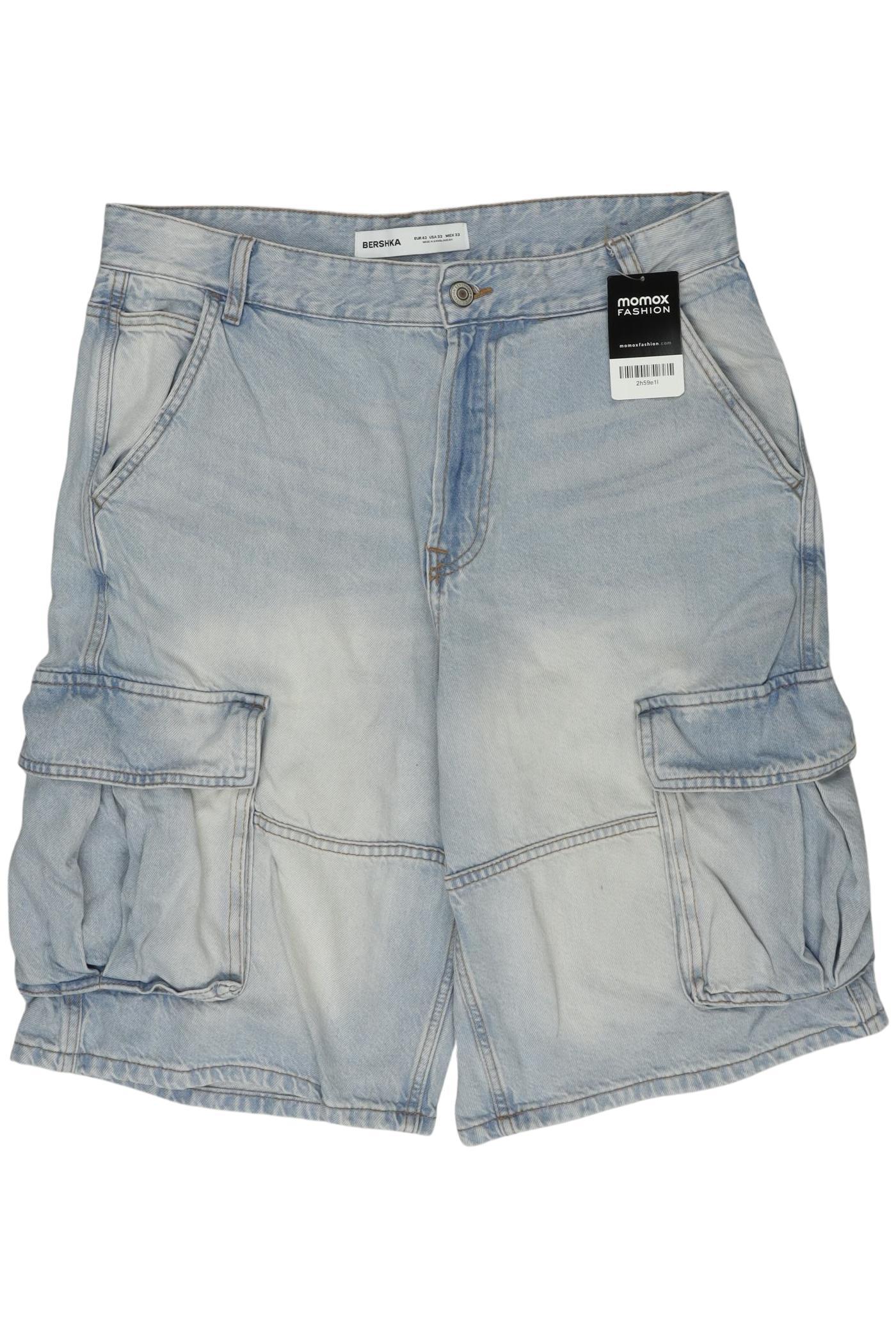 

bershka Herren Shorts, hellblau, Gr. 42