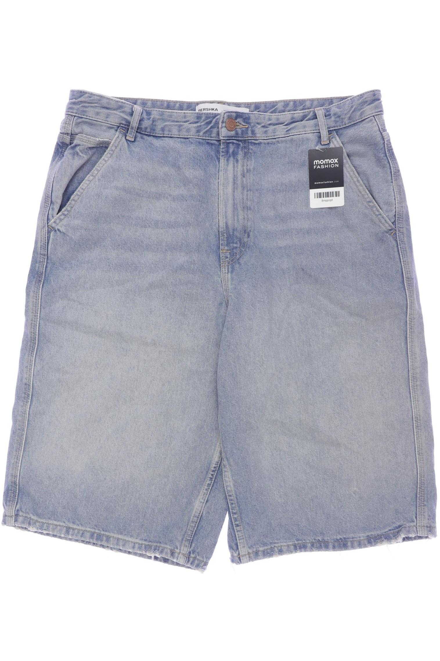 

bershka Herren Shorts, blau, Gr. 34