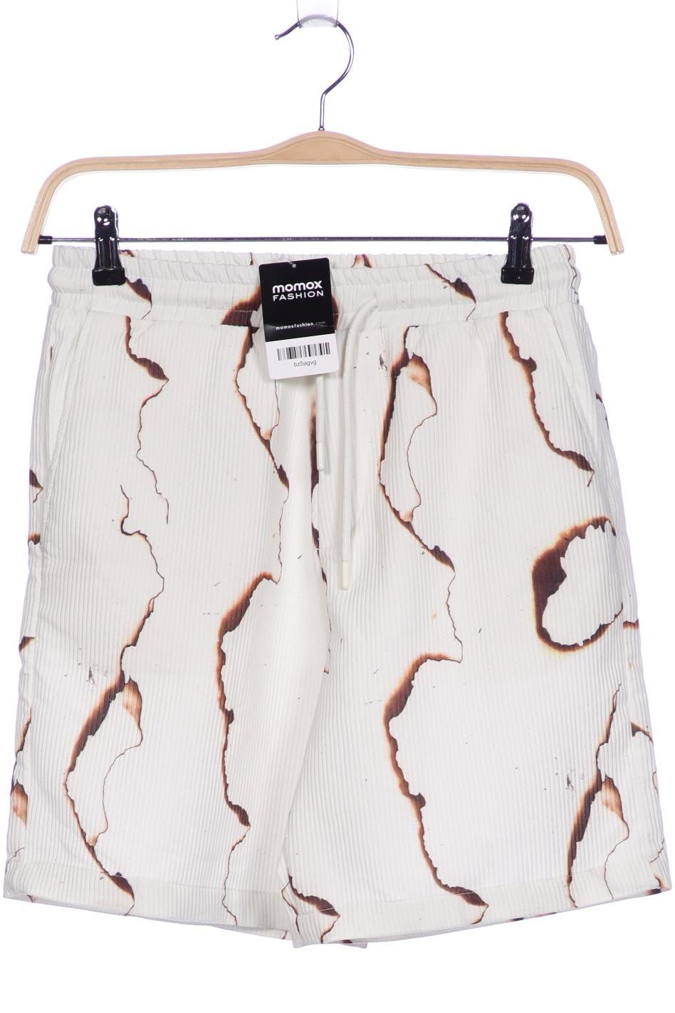 

bershka Herren Shorts, cremeweiß, Gr. 46