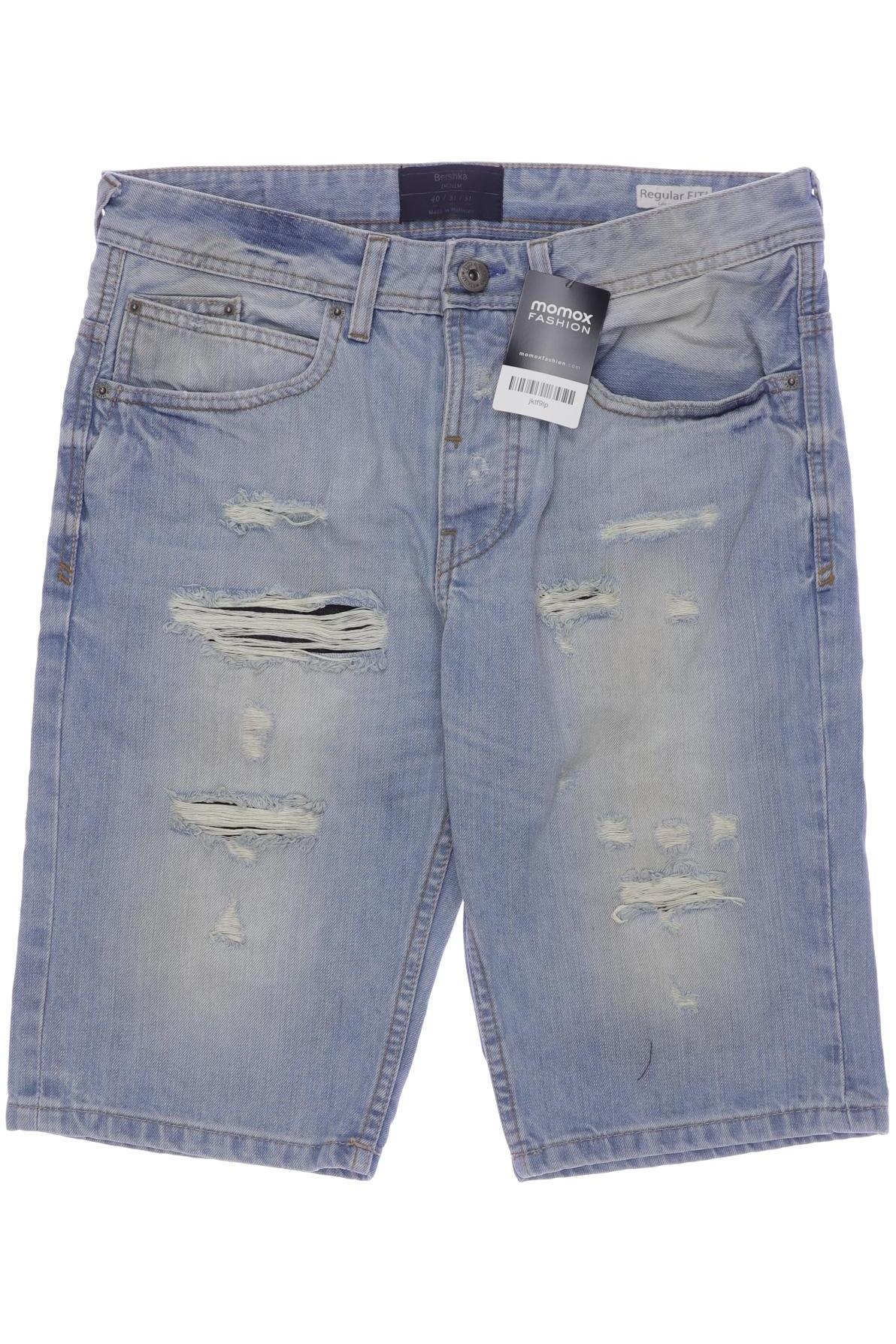 

bershka Herren Shorts, blau, Gr. 31
