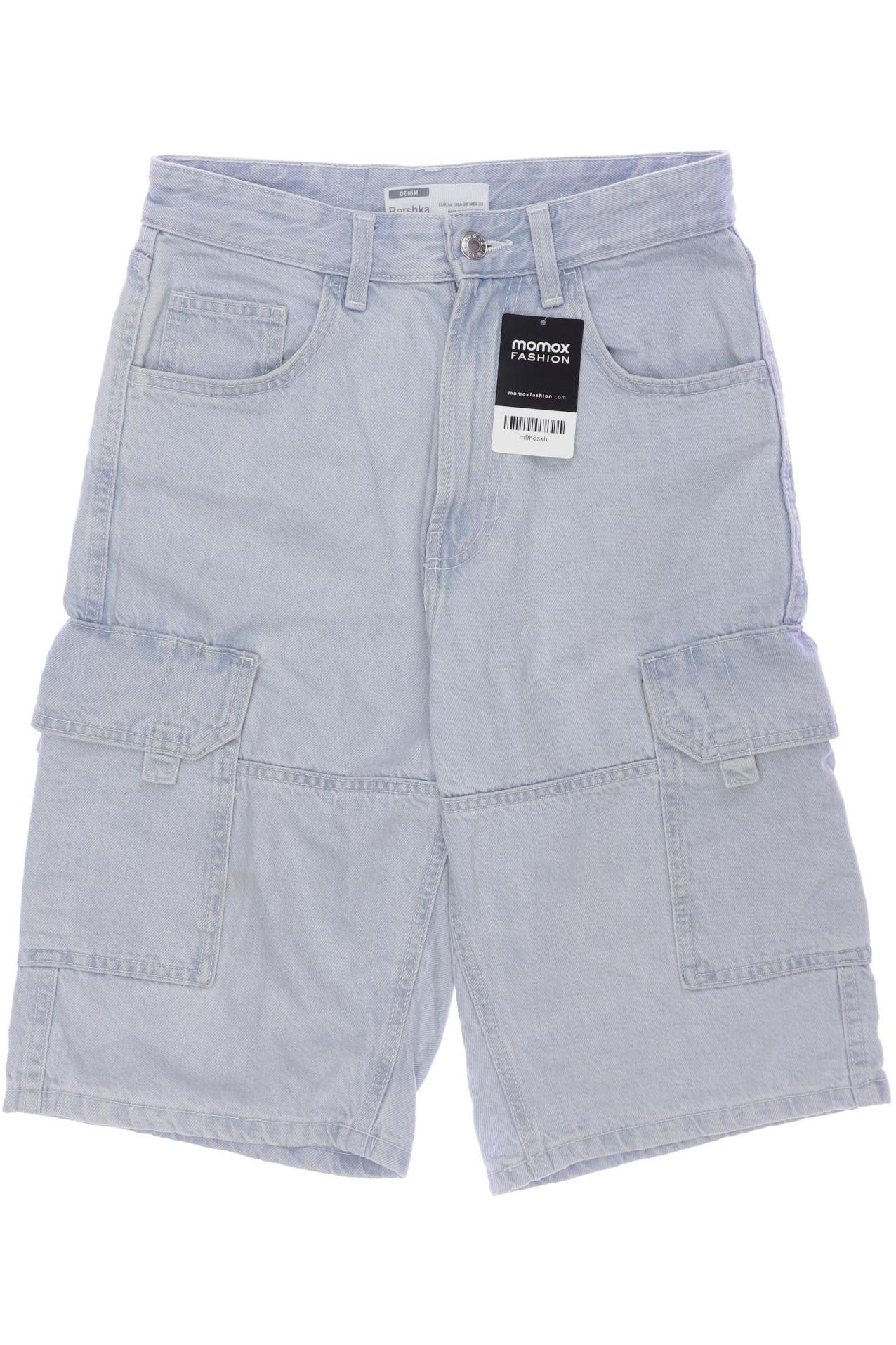 

bershka Herren Shorts, hellblau, Gr. 28