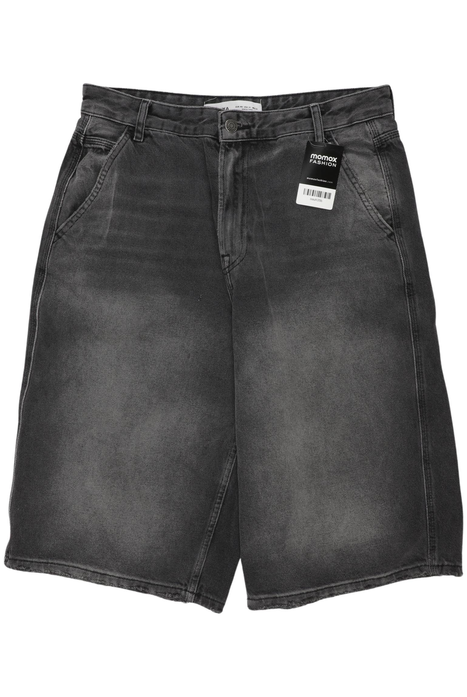 

bershka Herren Shorts, grau, Gr. 31
