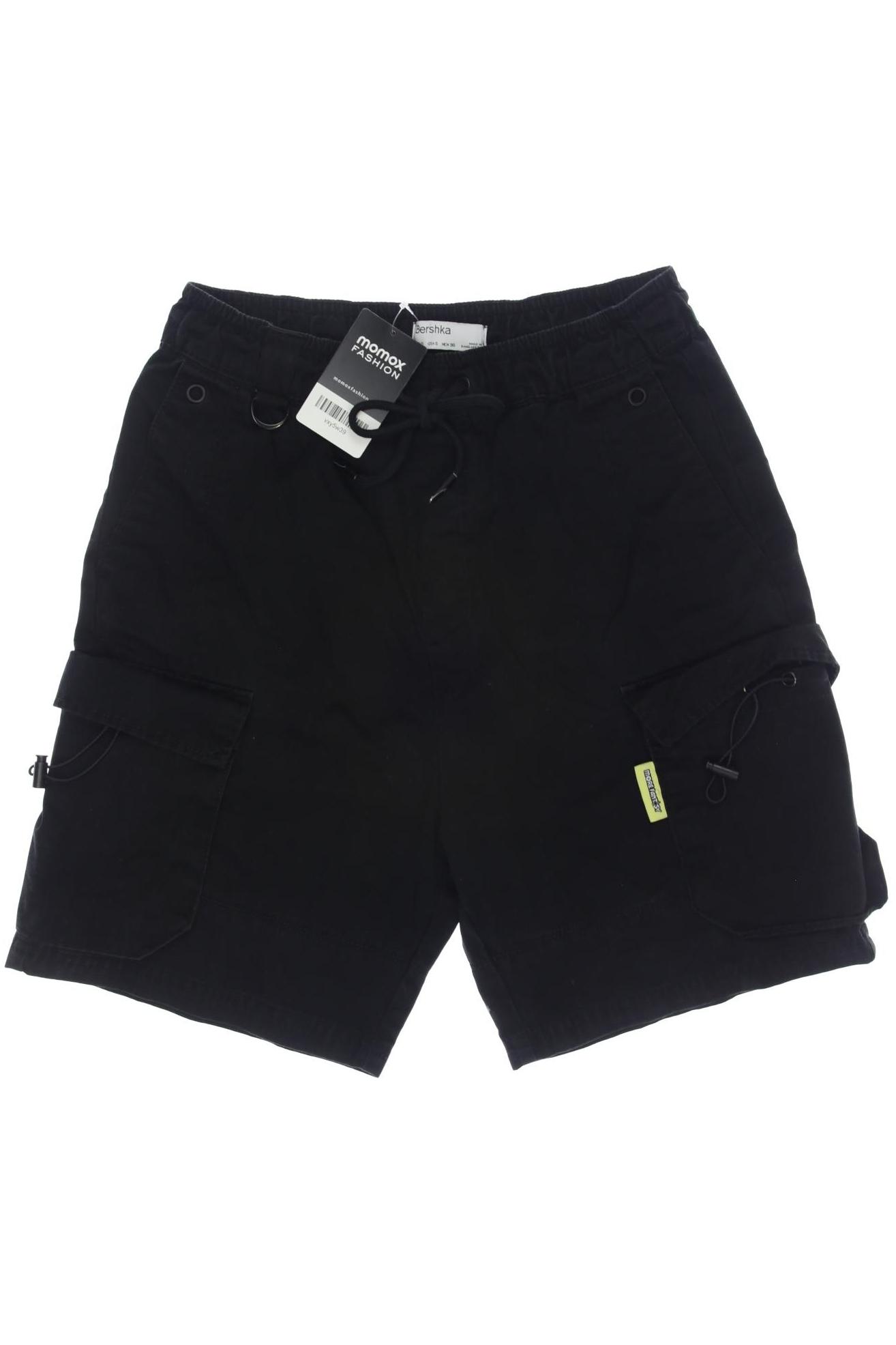 

bershka Herren Shorts, schwarz, Gr. 46