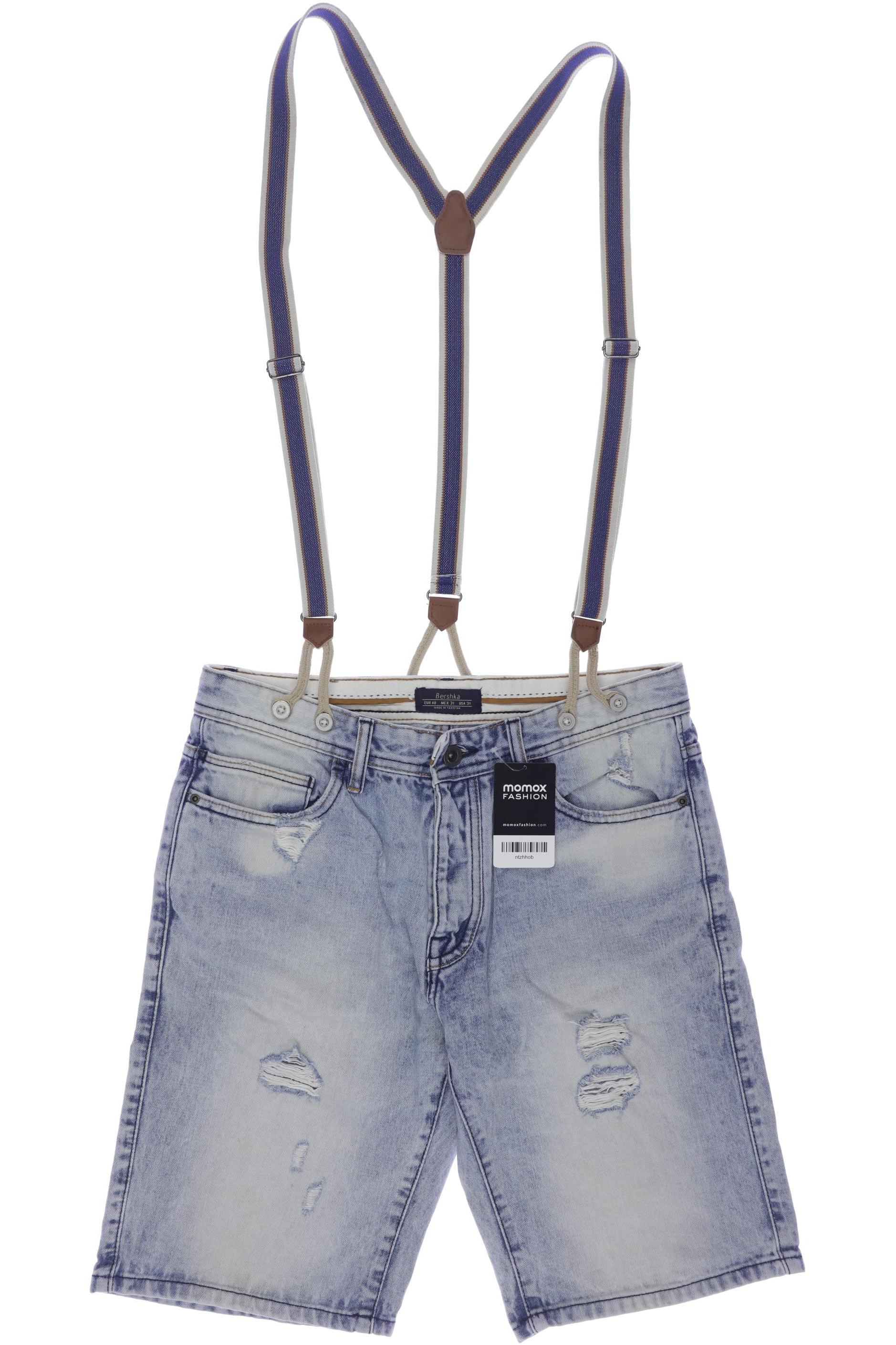 

bershka Herren Shorts, blau, Gr. 31