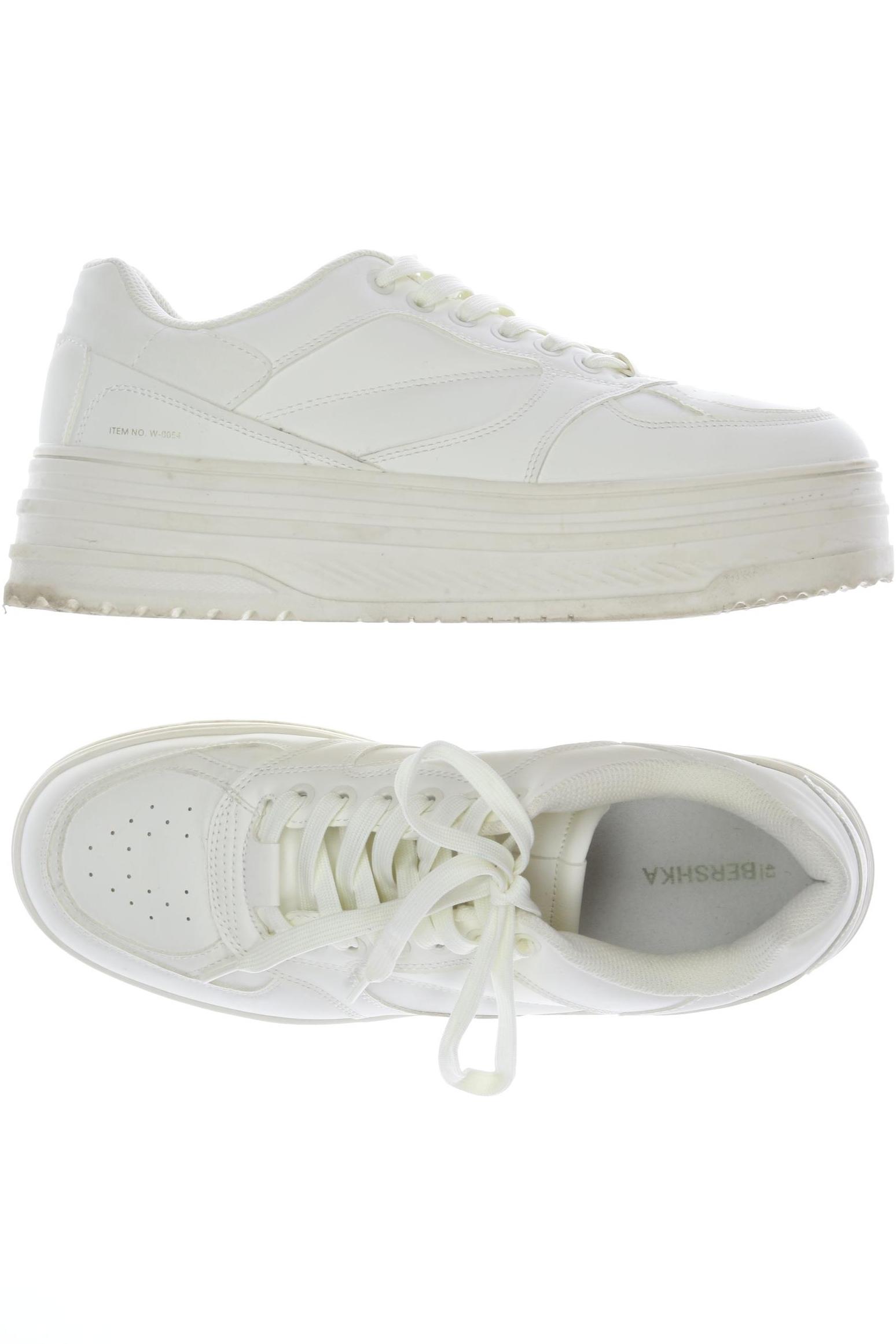 

bershka Herren Sneakers, cremeweiß, Gr. 43