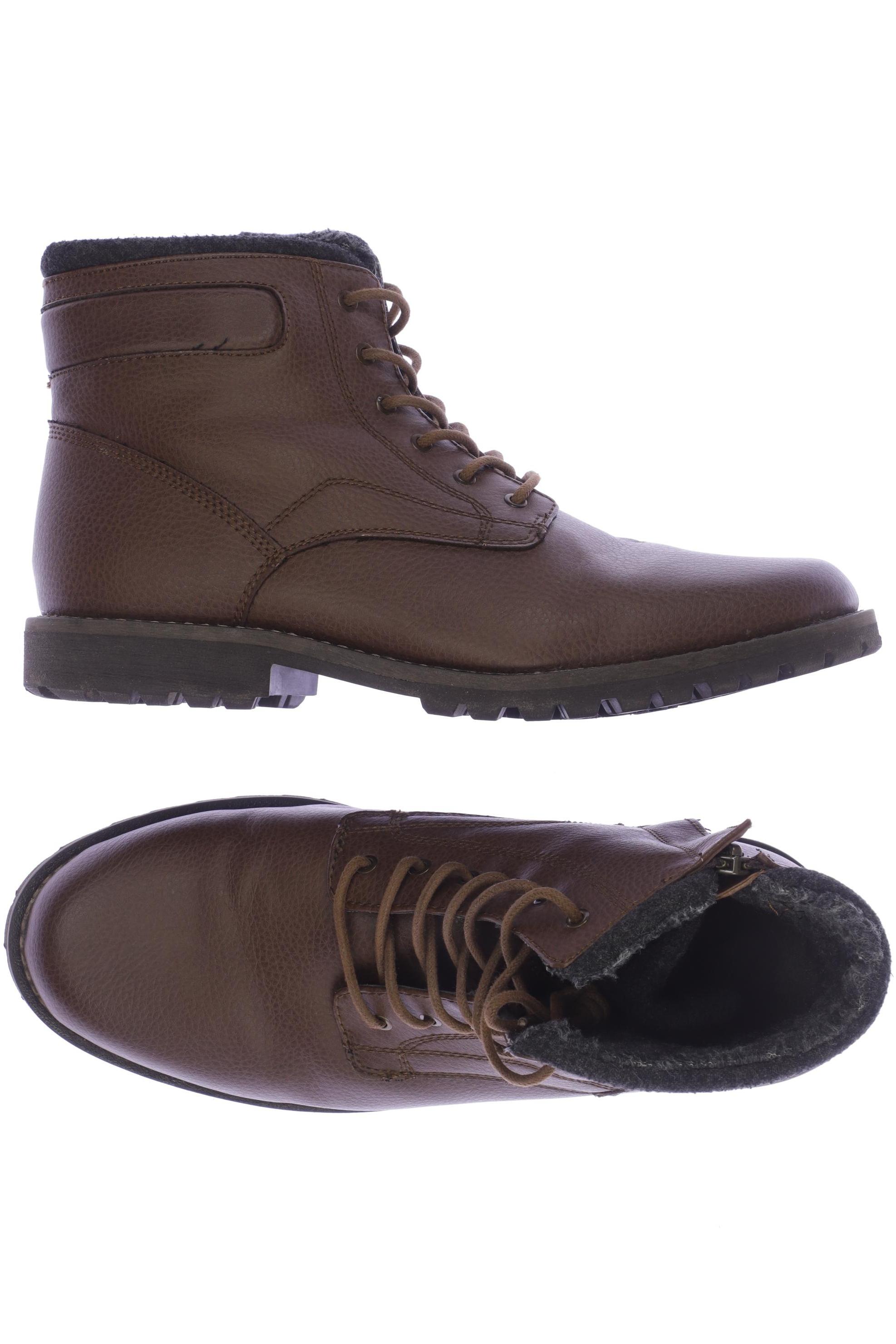

bershka Herren Stiefel, braun, Gr. 43