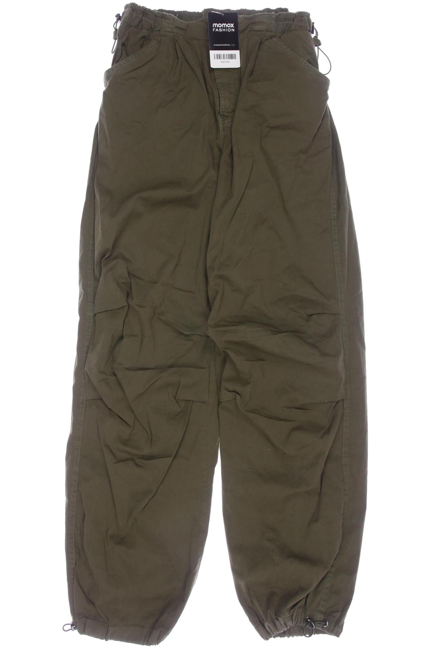 

bershka Herren Stoffhose, grün, Gr. 0