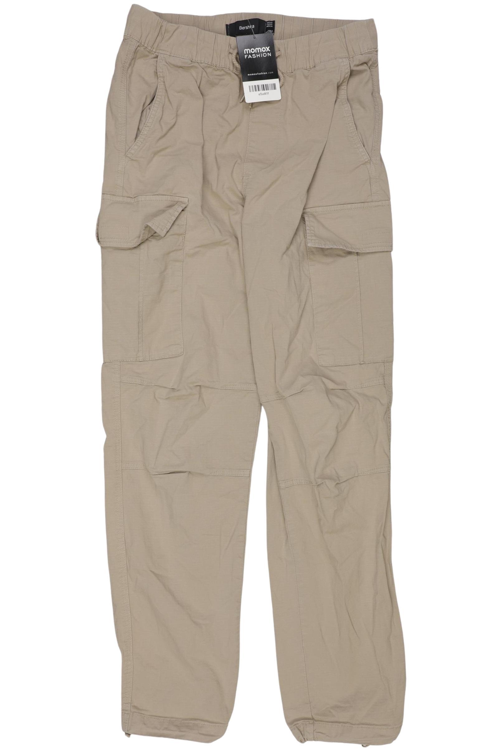 Thumbnail - bershka Herren Stoffhose, beige, Gr. 0