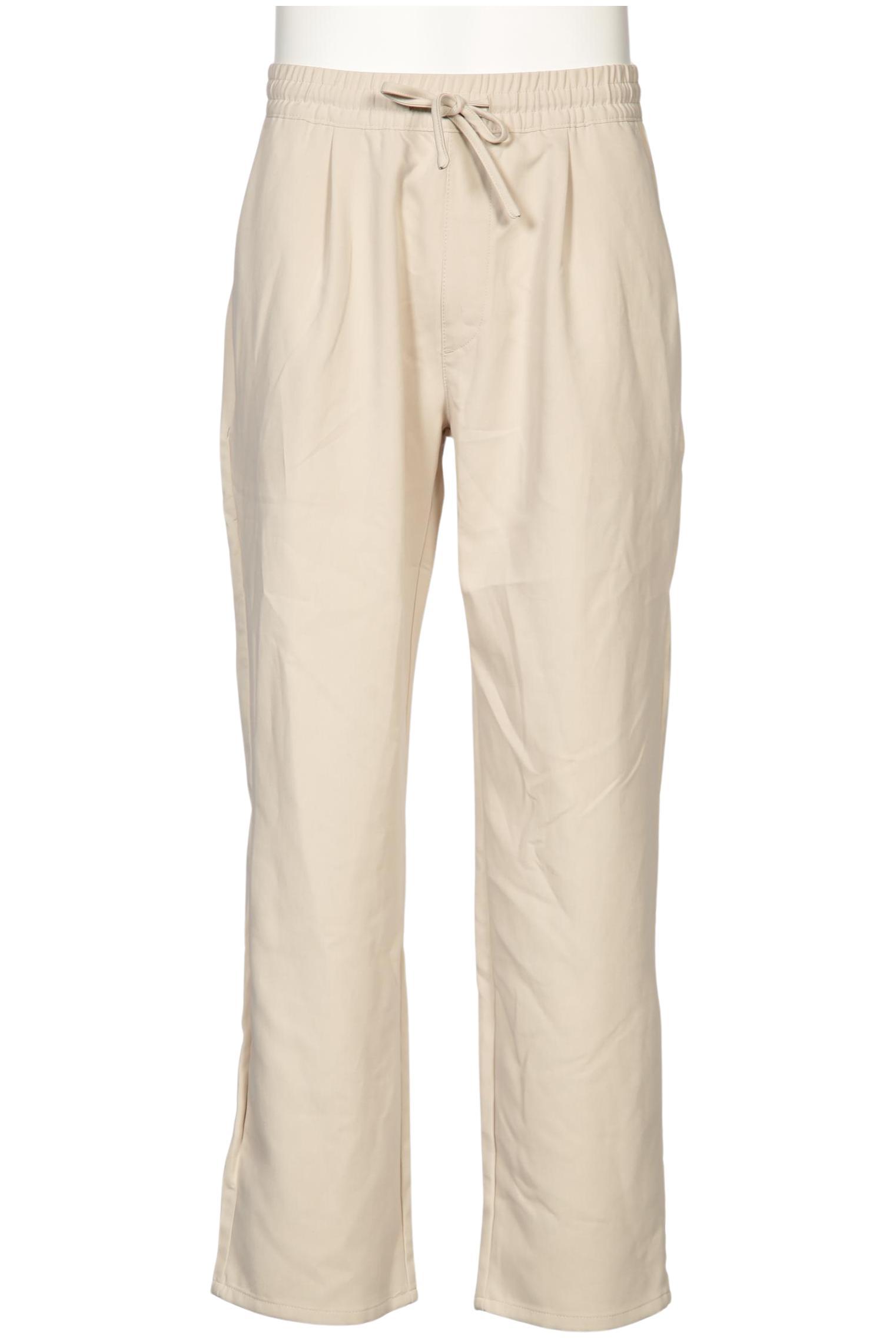 

bershka Herren Stoffhose, beige, Gr. 0