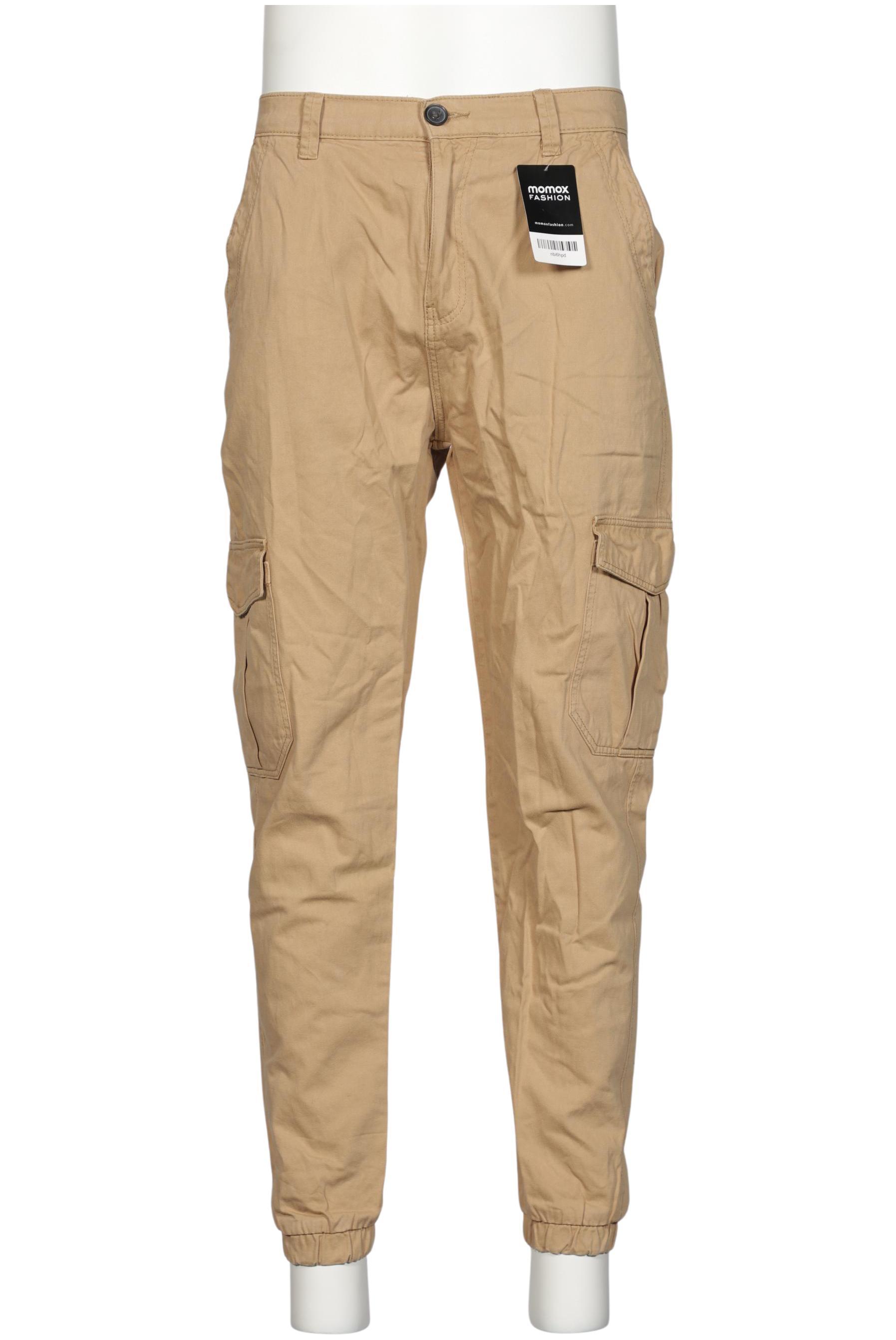 Thumbnail - bershka Herren Stoffhose, beige, Gr. 0