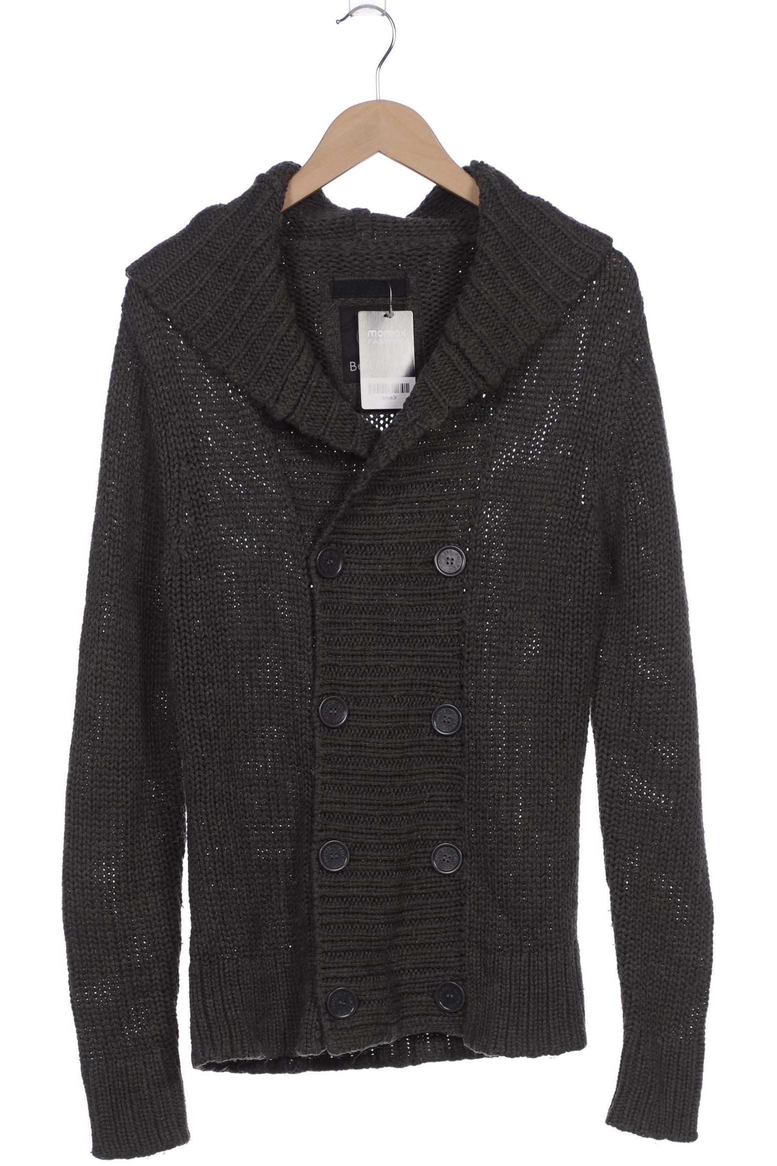 

bershka Herren Strickjacke, grau, Gr. 48