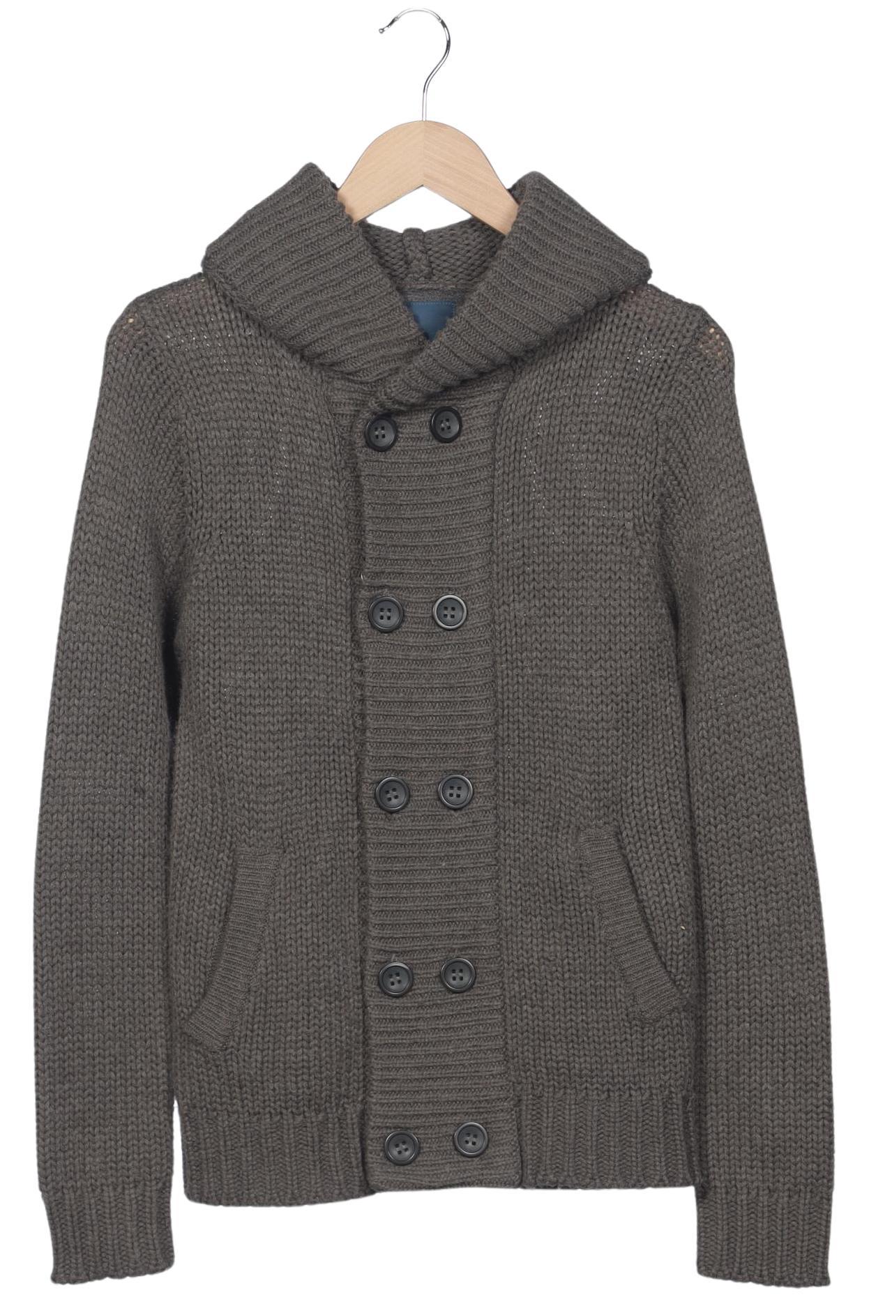 Thumbnail - bershka Herren Strickjacke, grau, Gr. 46