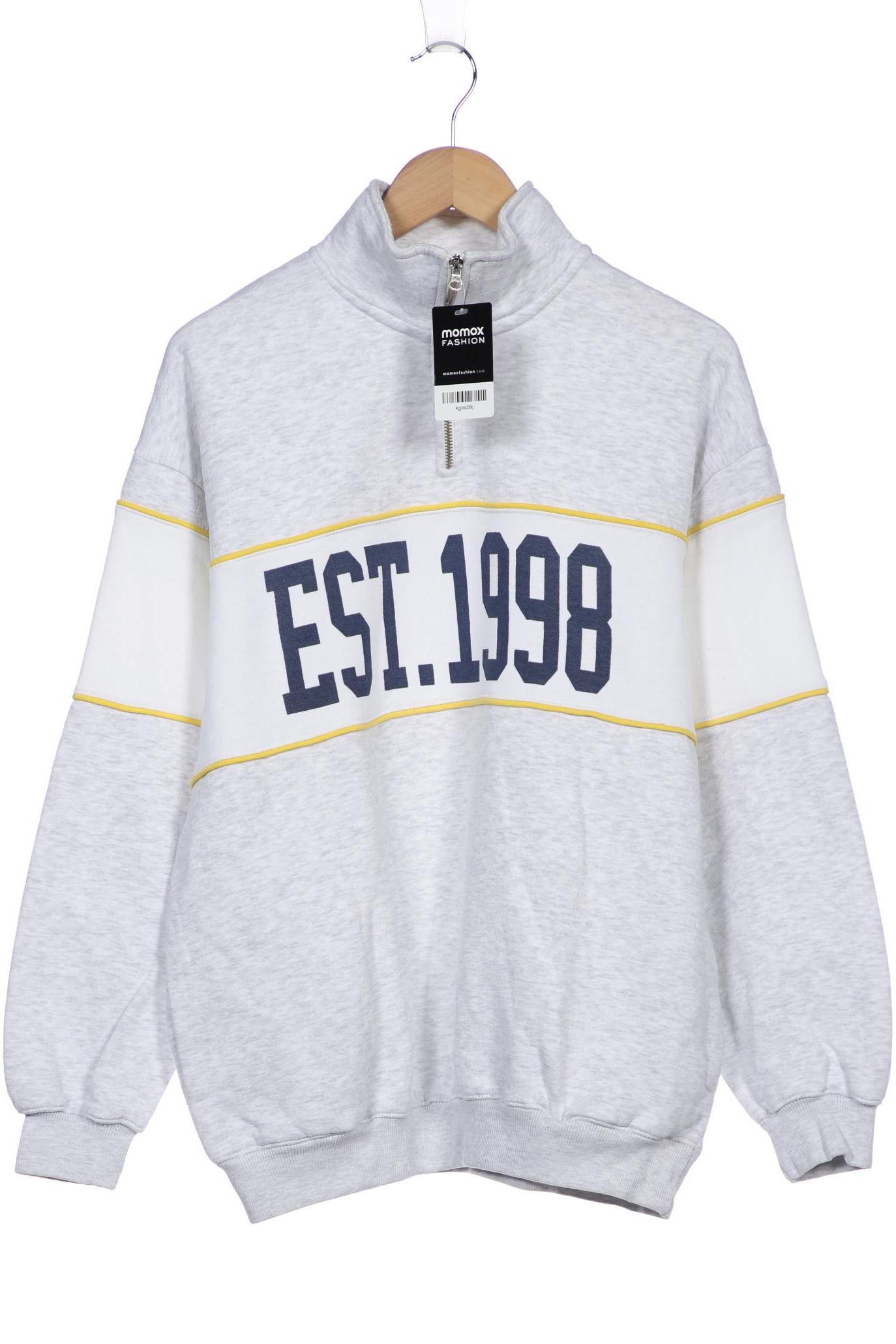 

bershka Herren Sweatshirt, grau, Gr. 48