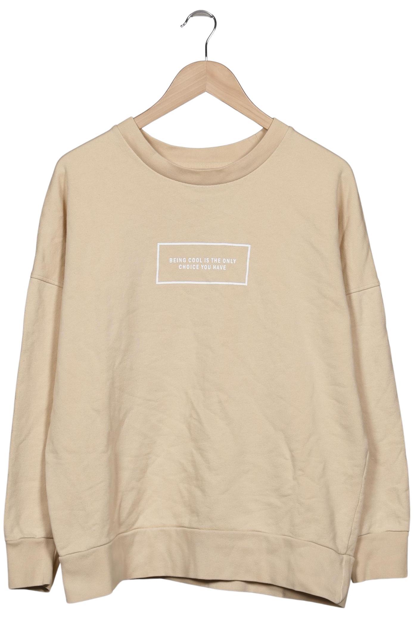 

bershka Herren Sweatshirt, beige, Gr. 44