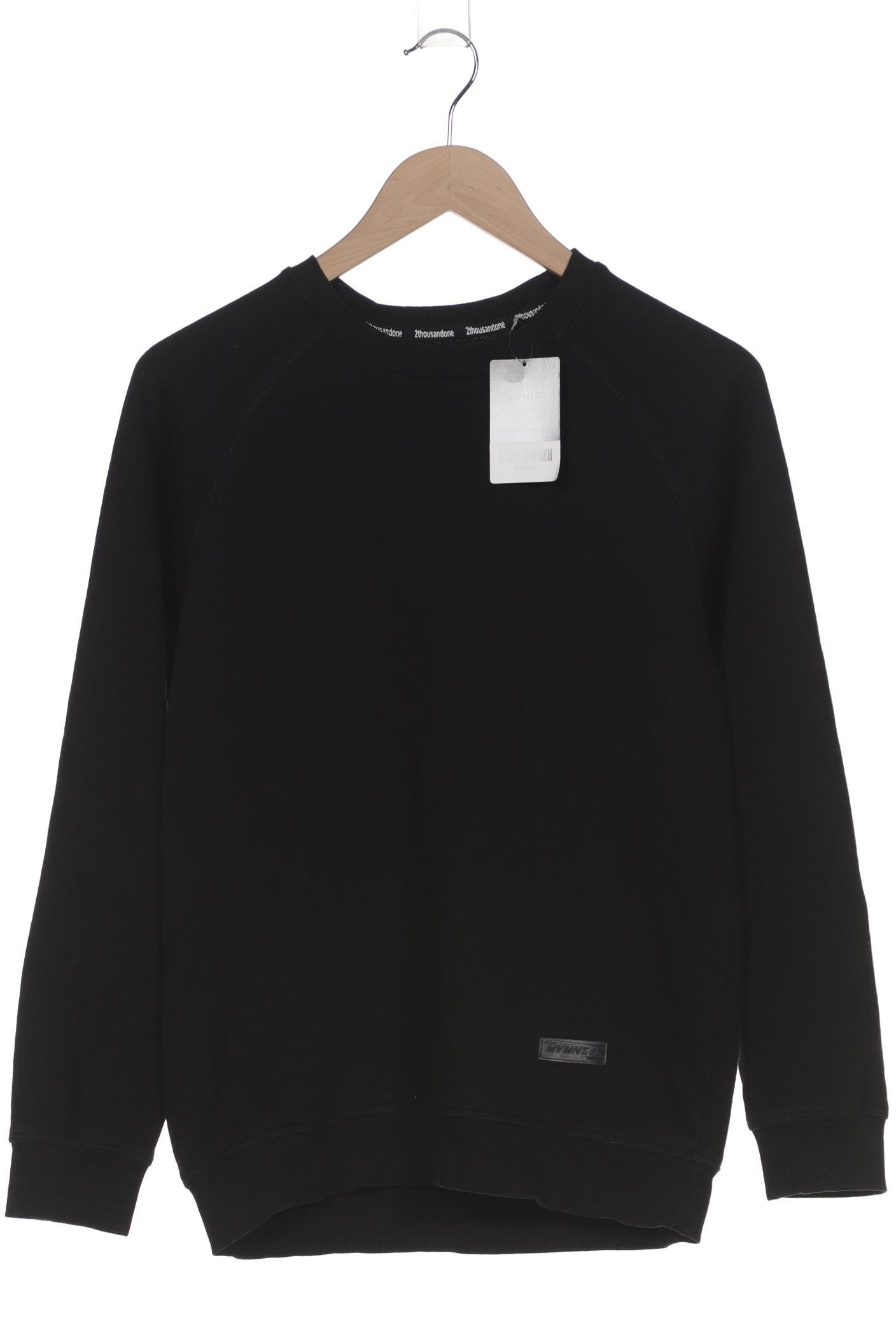 

bershka Herren Sweatshirt, schwarz, Gr. 44