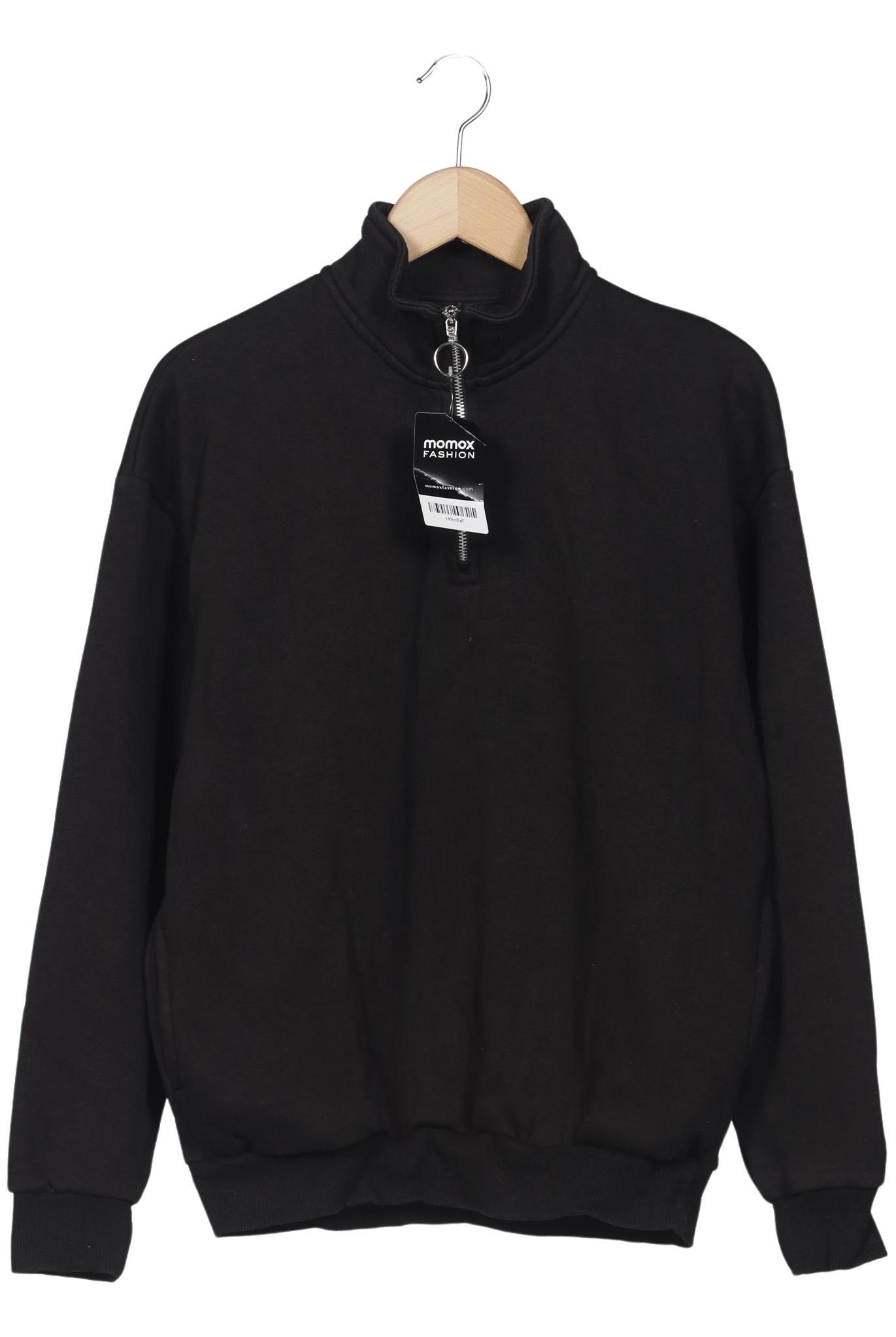 

bershka Herren Sweatshirt, schwarz, Gr. 48