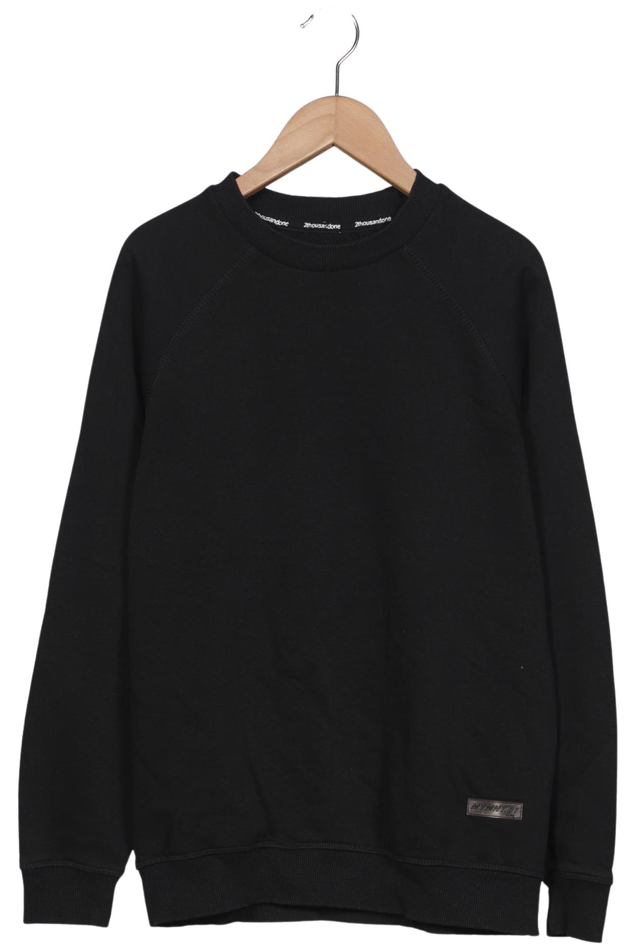 

bershka Herren Sweatshirt, schwarz, Gr. 44