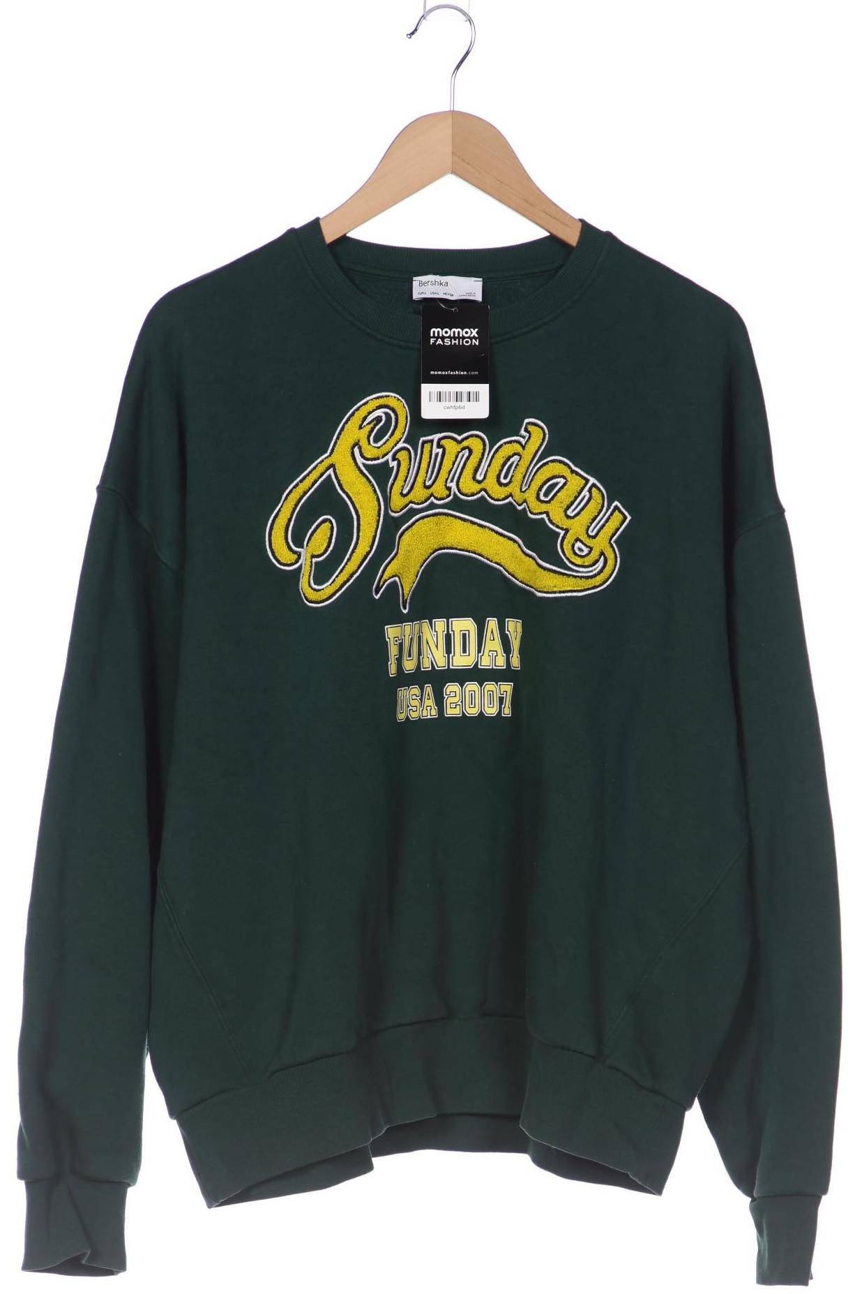 

bershka Herren Sweatshirt, grün, Gr. 52