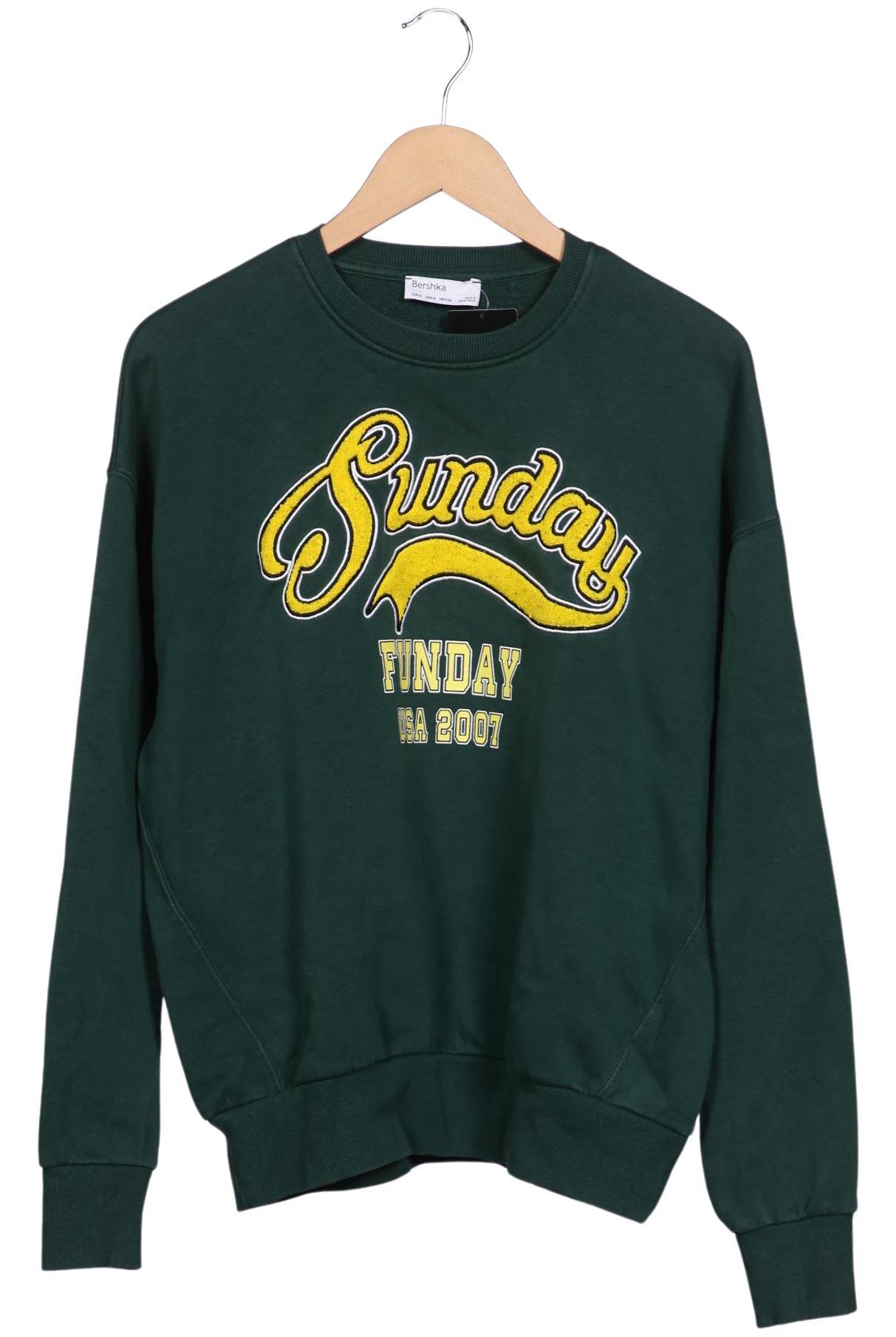 

bershka Herren Sweatshirt, grün, Gr. 46