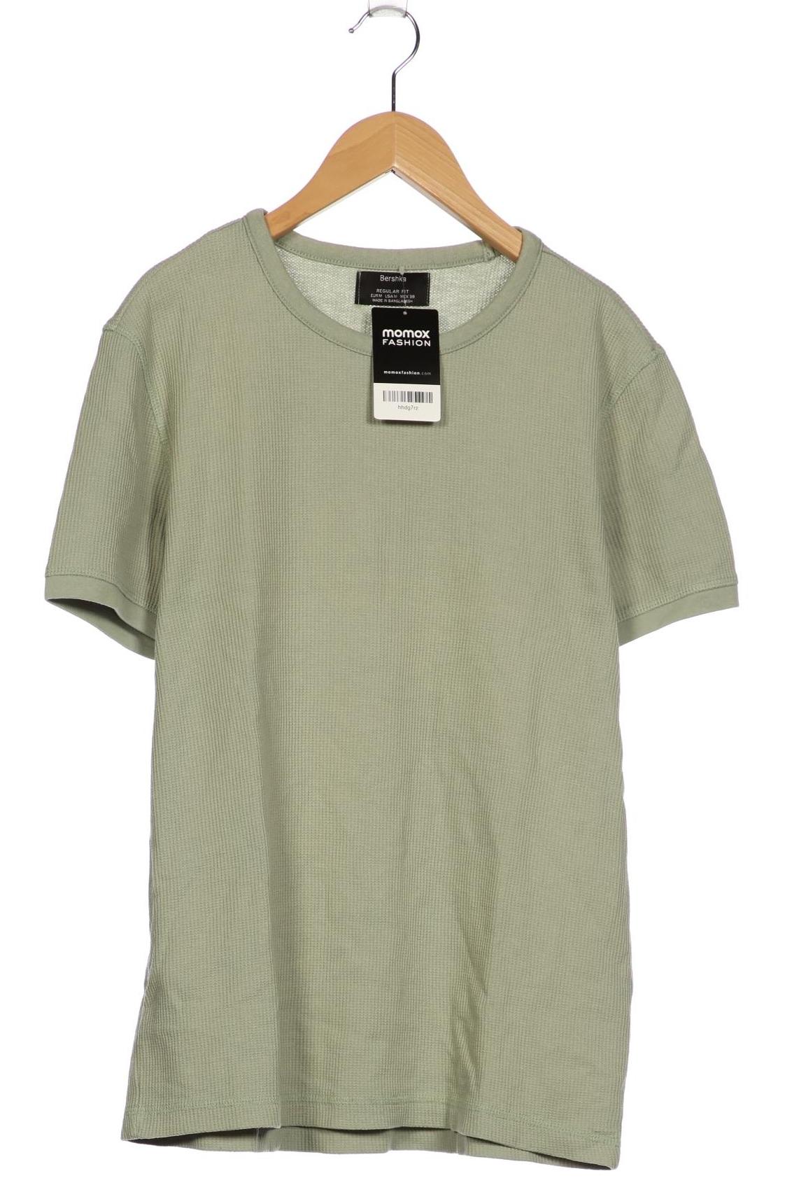 

bershka Herren T-Shirt, hellgrün, Gr. 48