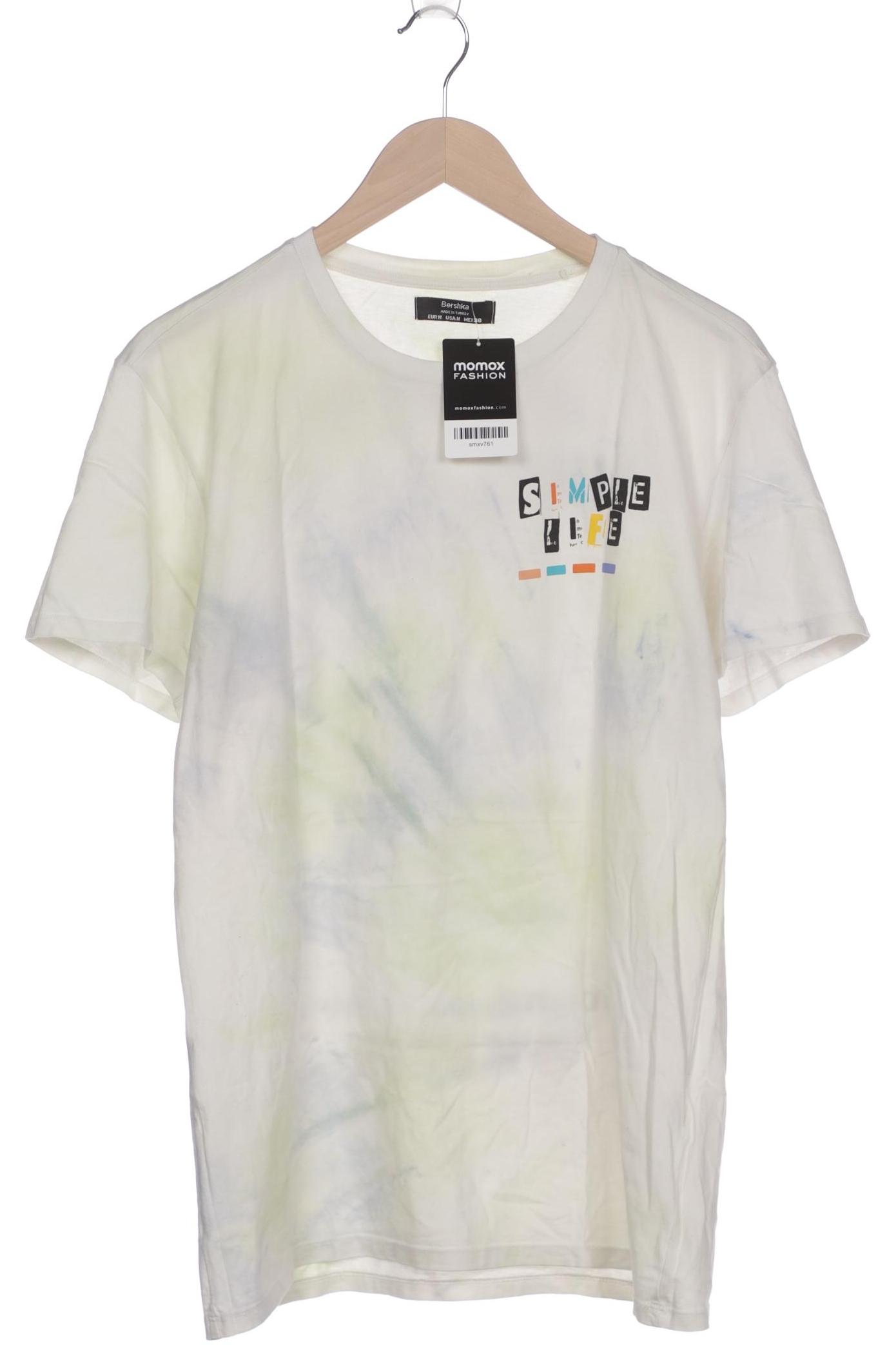 

bershka Herren T-Shirt, hellgrün, Gr. 48