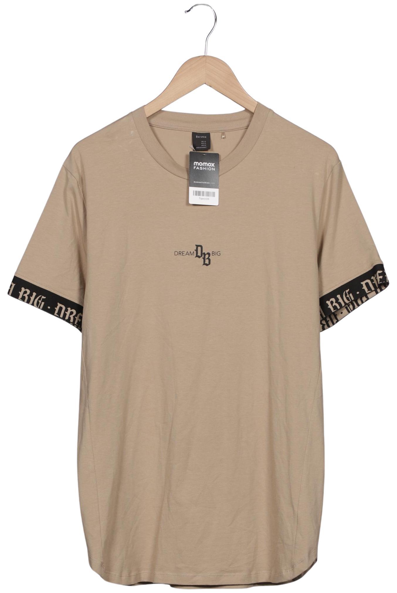 

bershka Herren T-Shirt, beige, Gr. 54