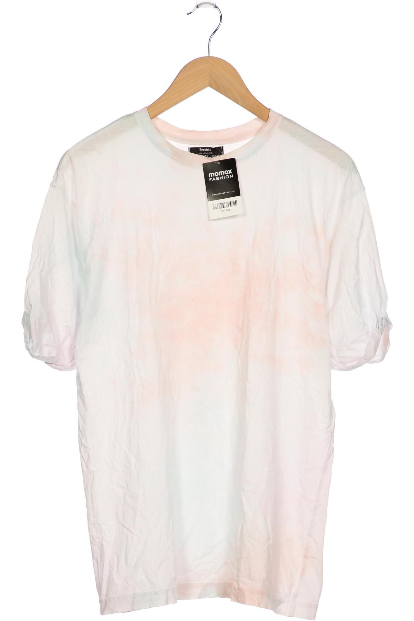 

bershka Herren T-Shirt, weiß, Gr. 46