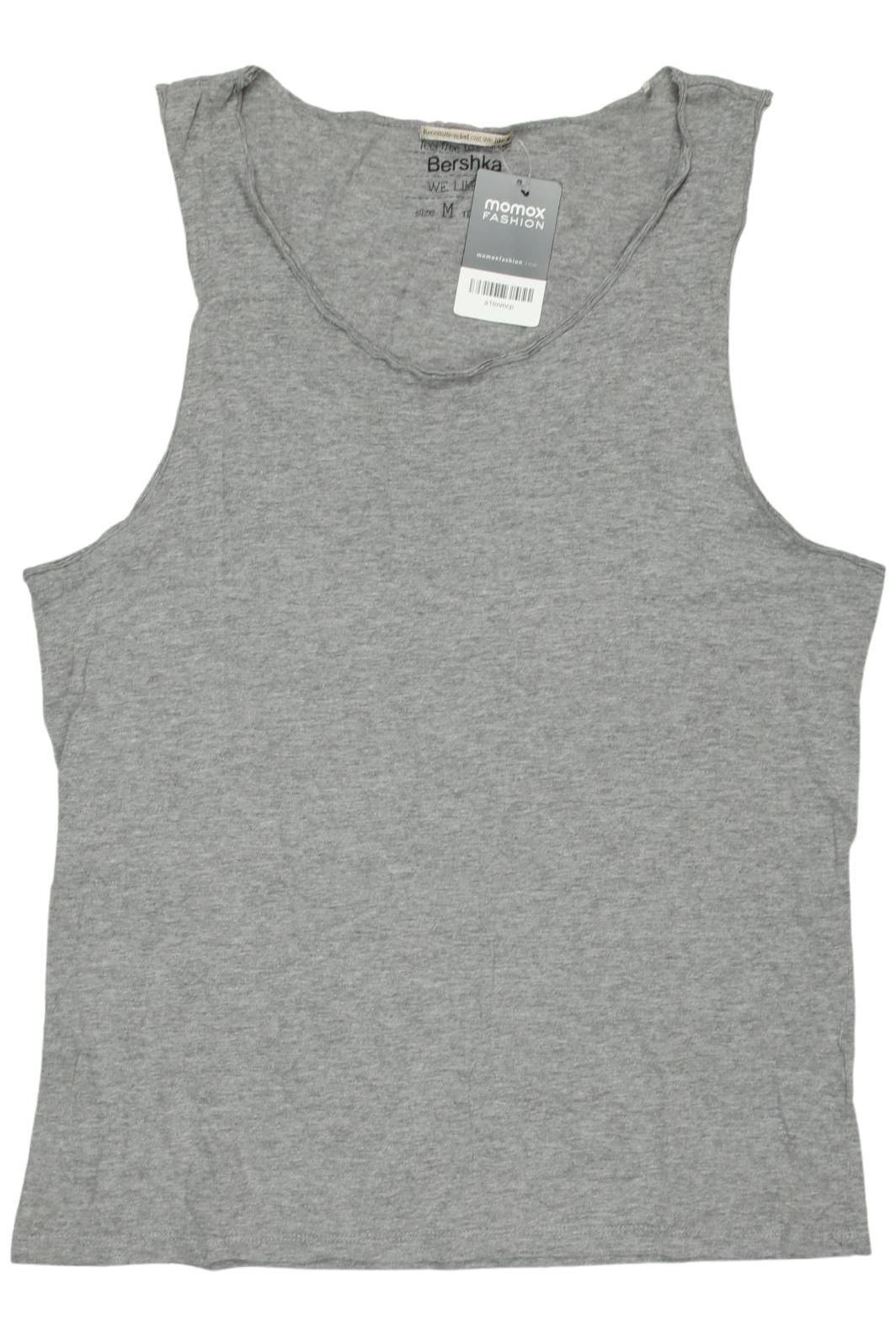 

bershka Herren T-Shirt, grau, Gr. 48