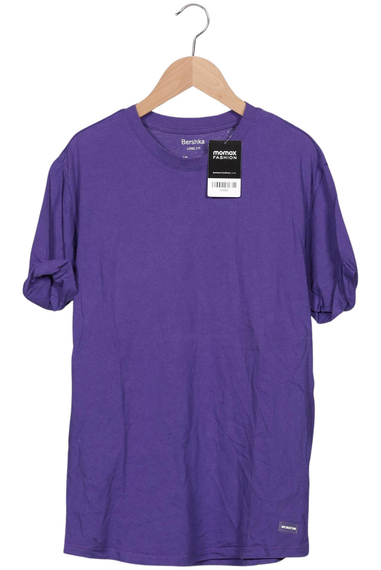 

bershka Herren T-Shirt, flieder, Gr. 44