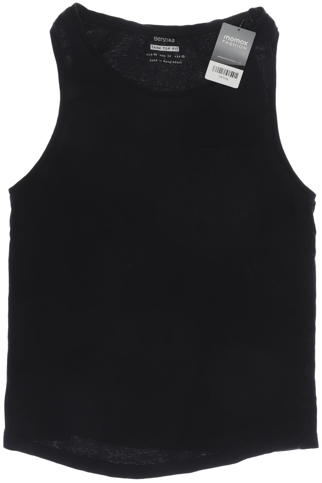 

bershka Herren T-Shirt, schwarz, Gr. 44