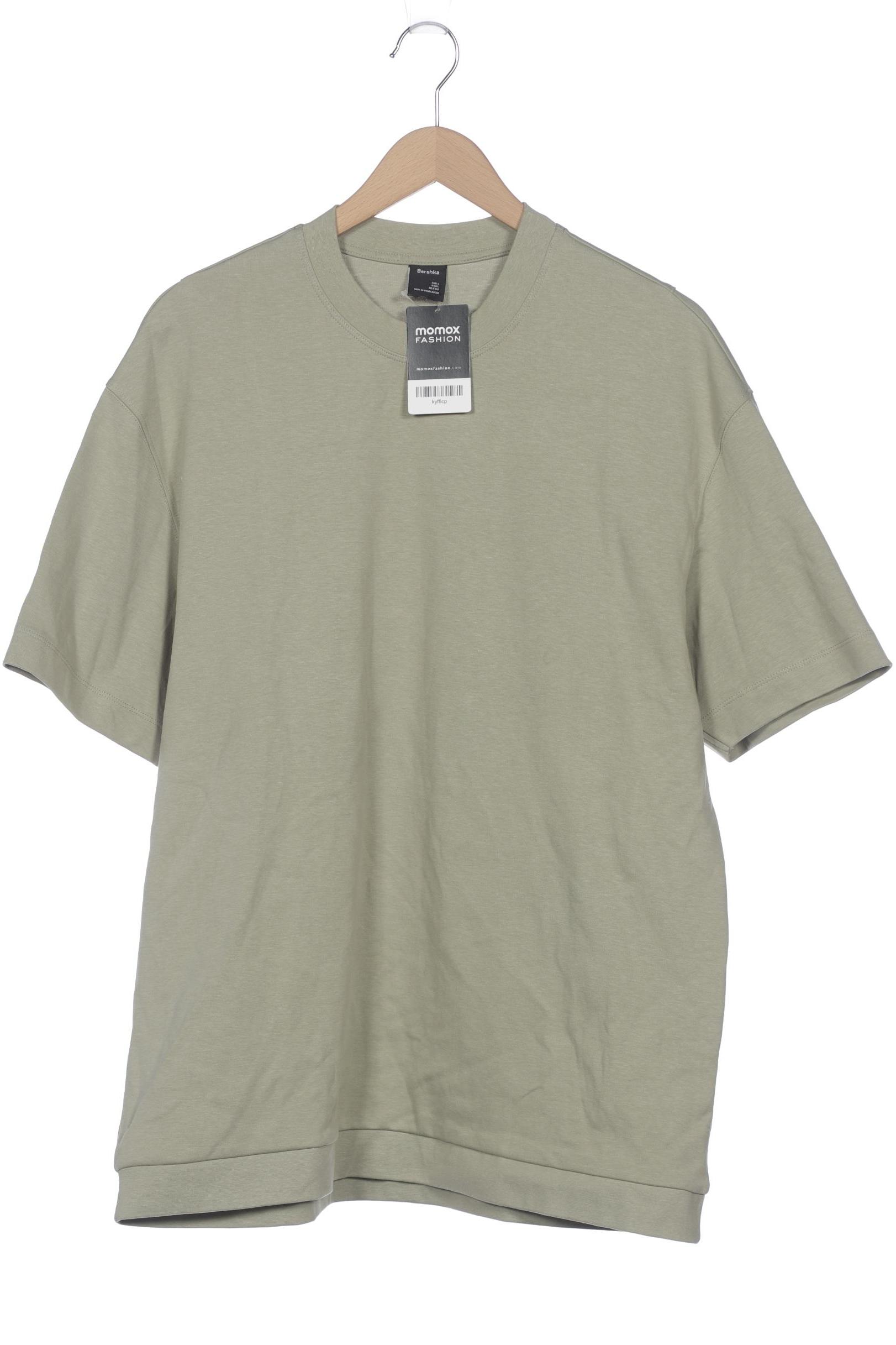 

bershka Herren T-Shirt, grün, Gr. 52