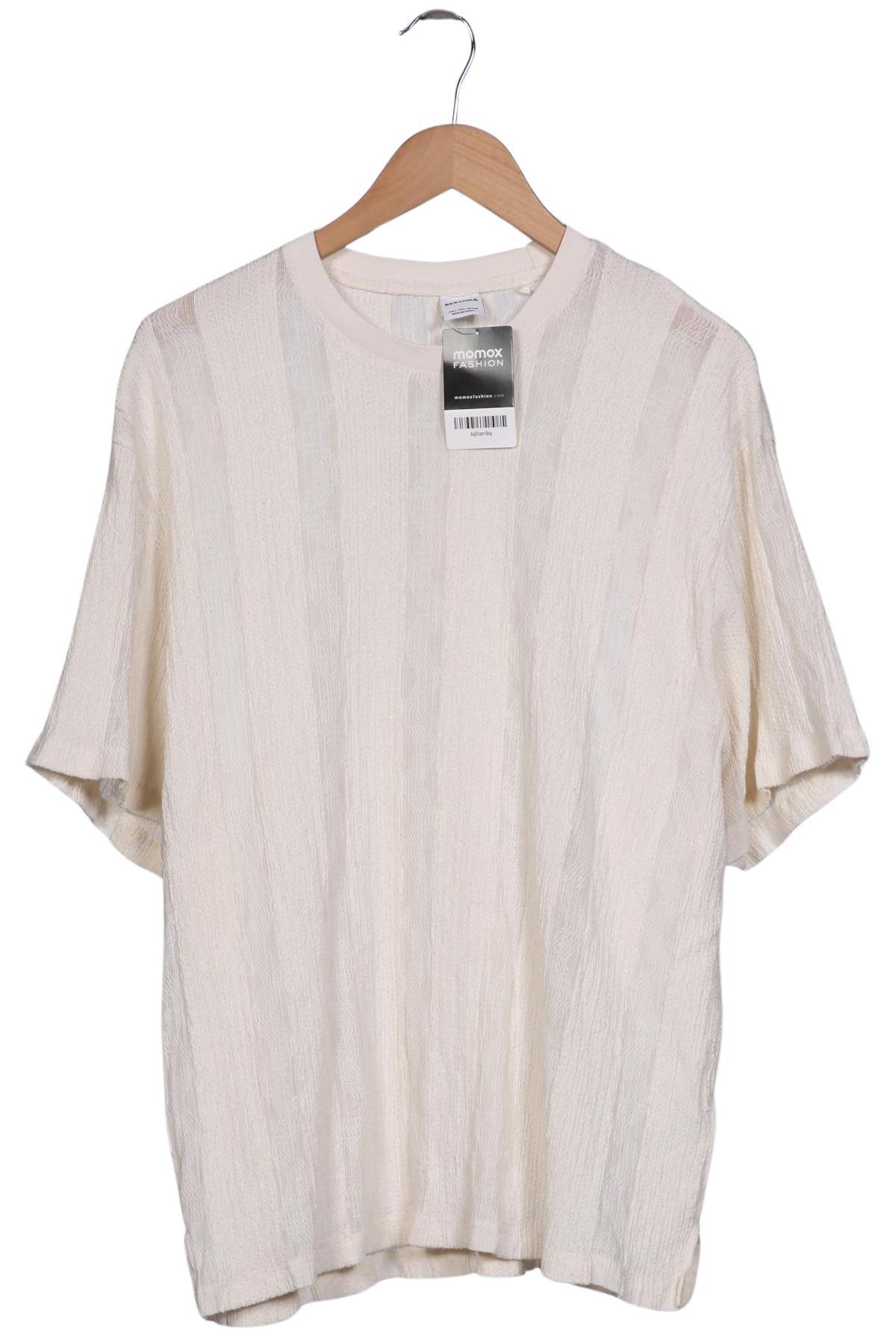 

bershka Herren T-Shirt, weiß, Gr. 52