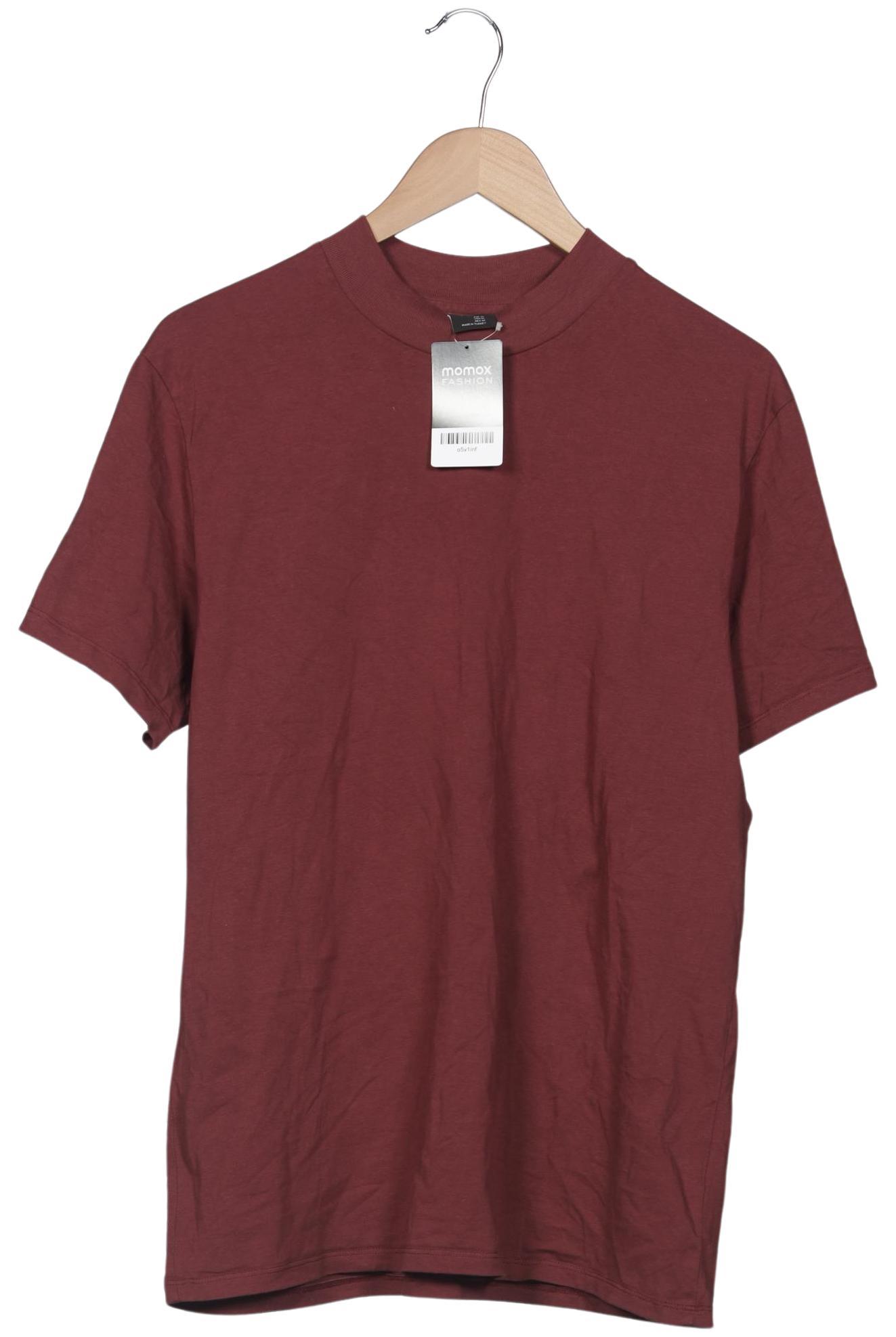 

bershka Herren T-Shirt, bordeaux, Gr. 54