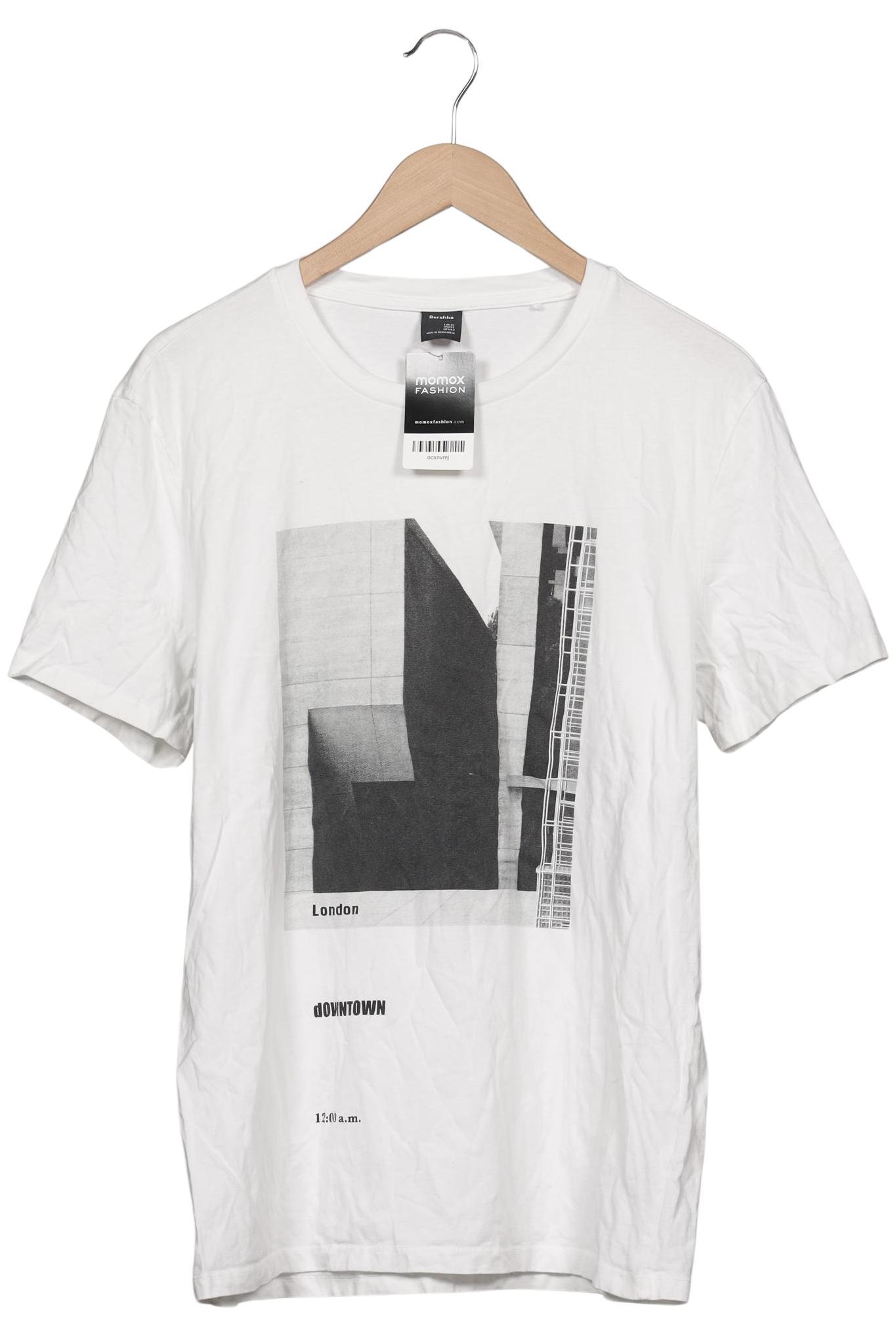 Thumbnail - bershka Herren T-Shirt, weiß, Gr. 54