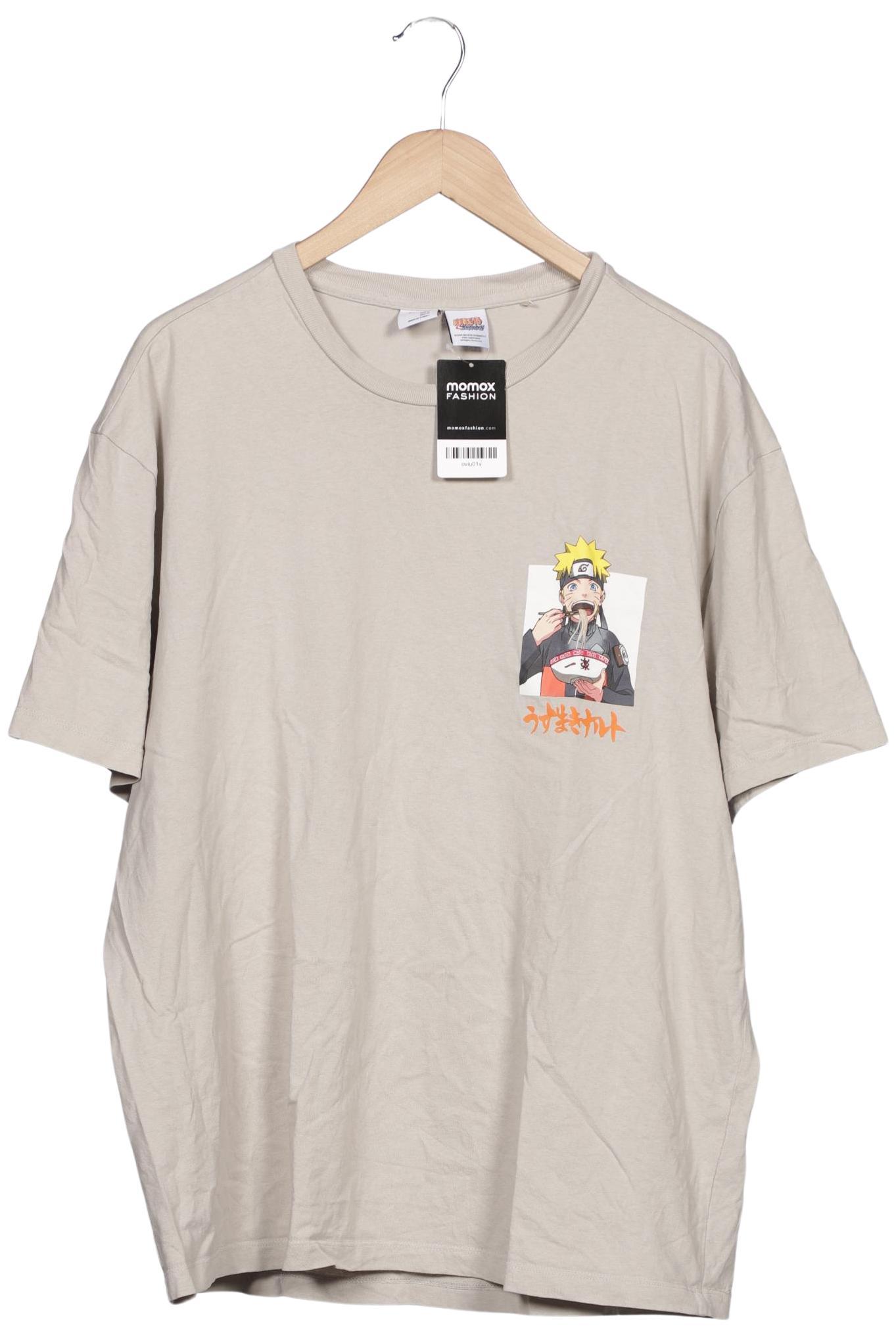 

bershka Herren T-Shirt, beige, Gr. 54