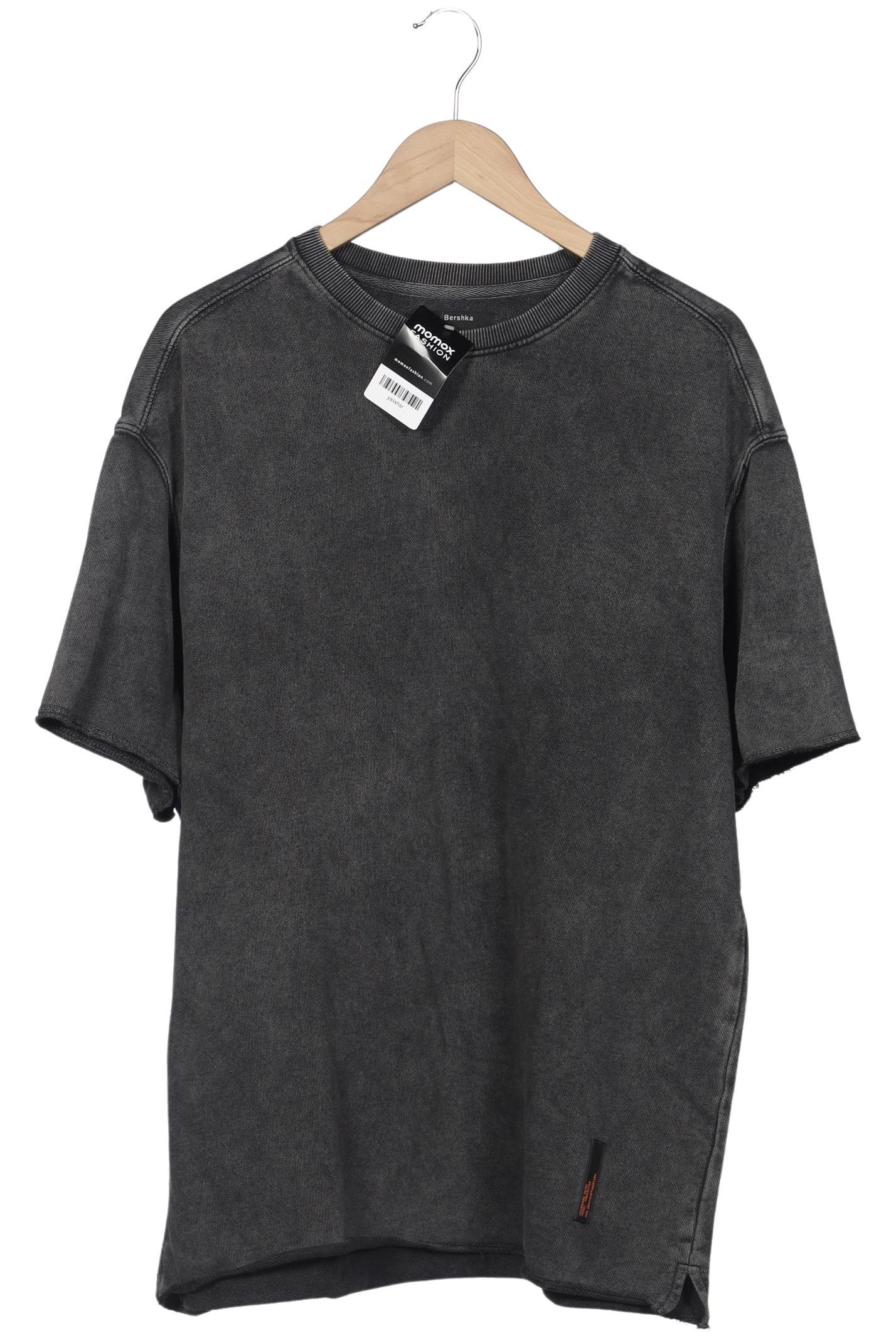 

bershka Herren T-Shirt, grau, Gr. 48