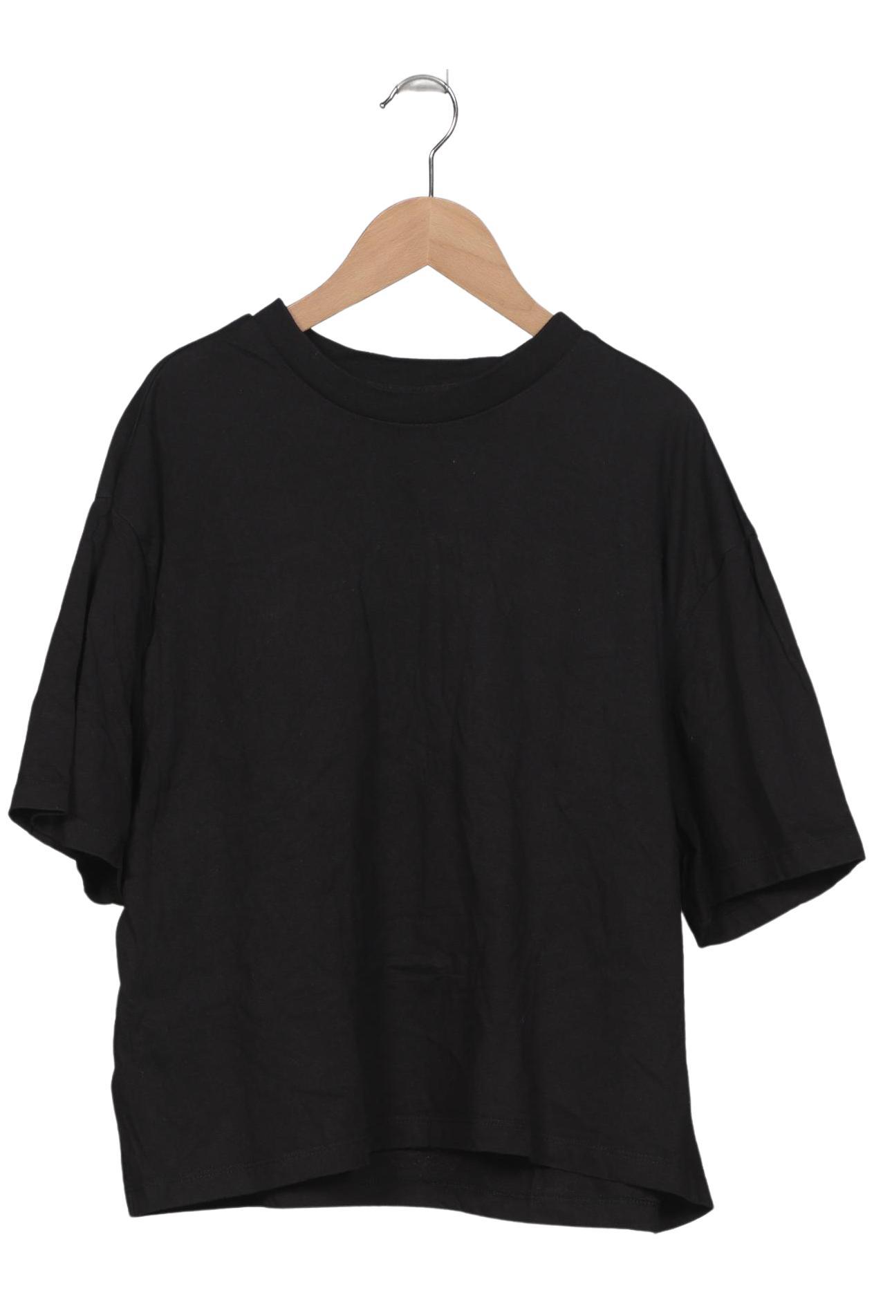 

bershka Herren T-Shirt, schwarz, Gr. 48