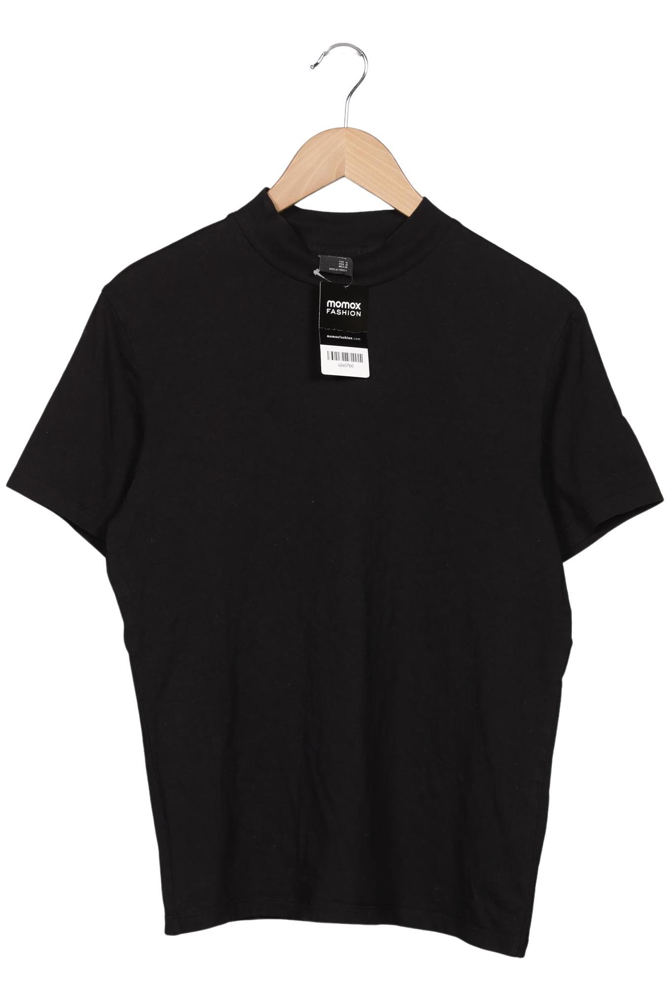 

bershka Herren T-Shirt, schwarz, Gr. 48