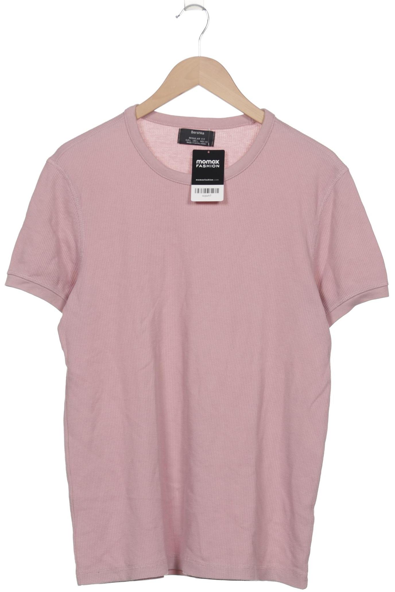 Thumbnail - bershka Herren T-Shirt, pink, Gr. 52