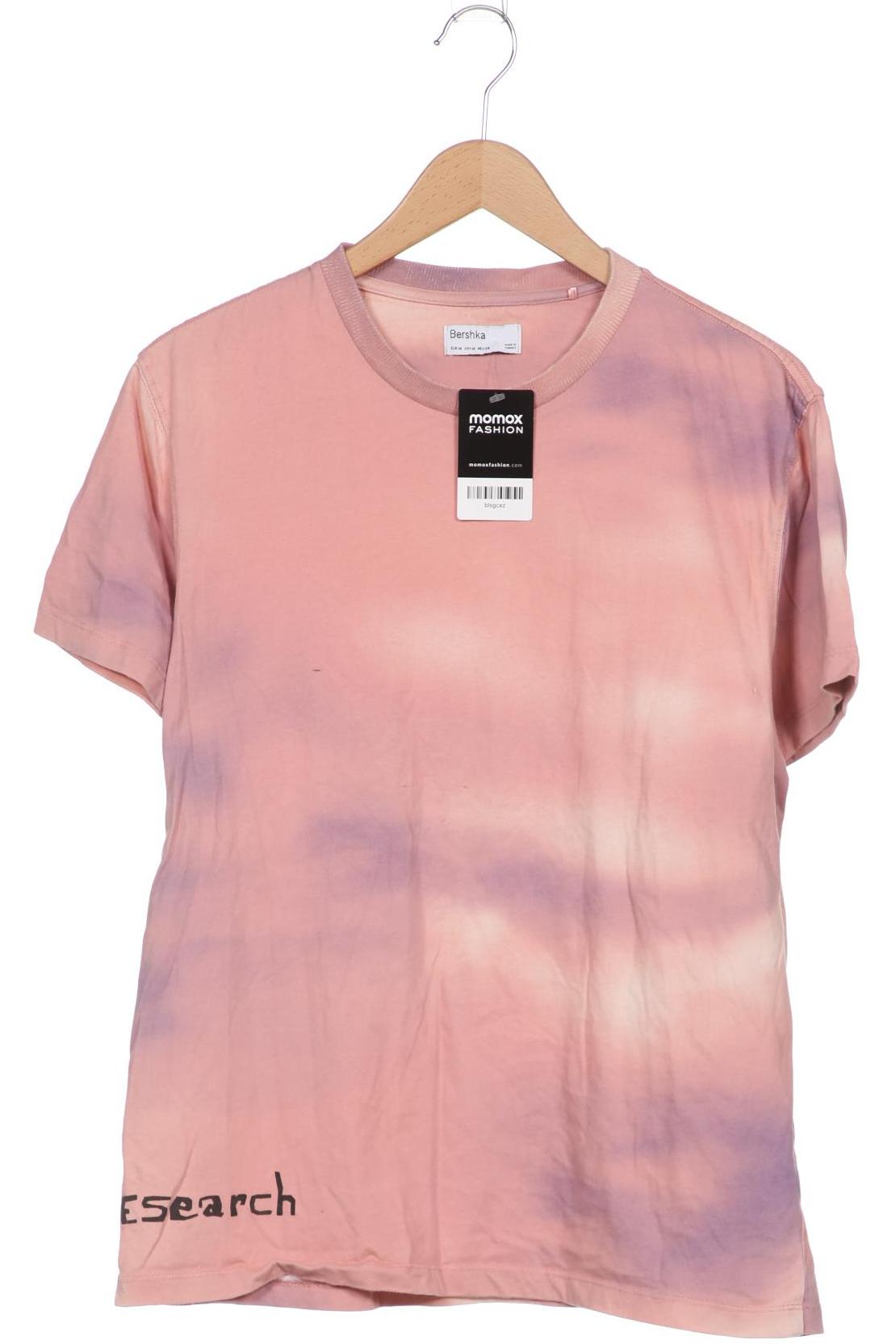 

bershka Herren T-Shirt, pink, Gr. 48