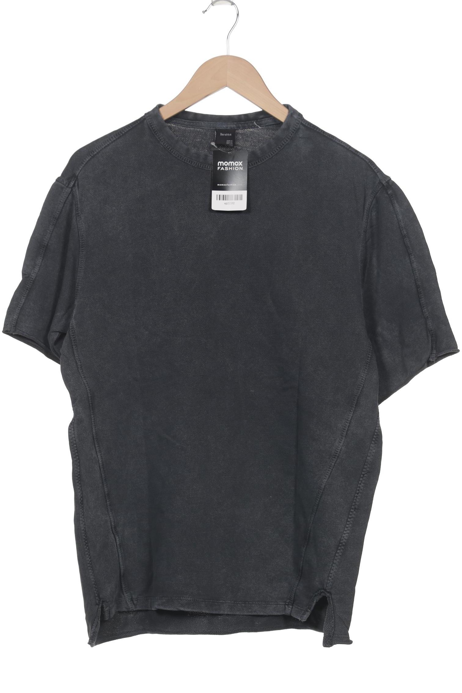 

bershka Herren T-Shirt, grau, Gr. 44