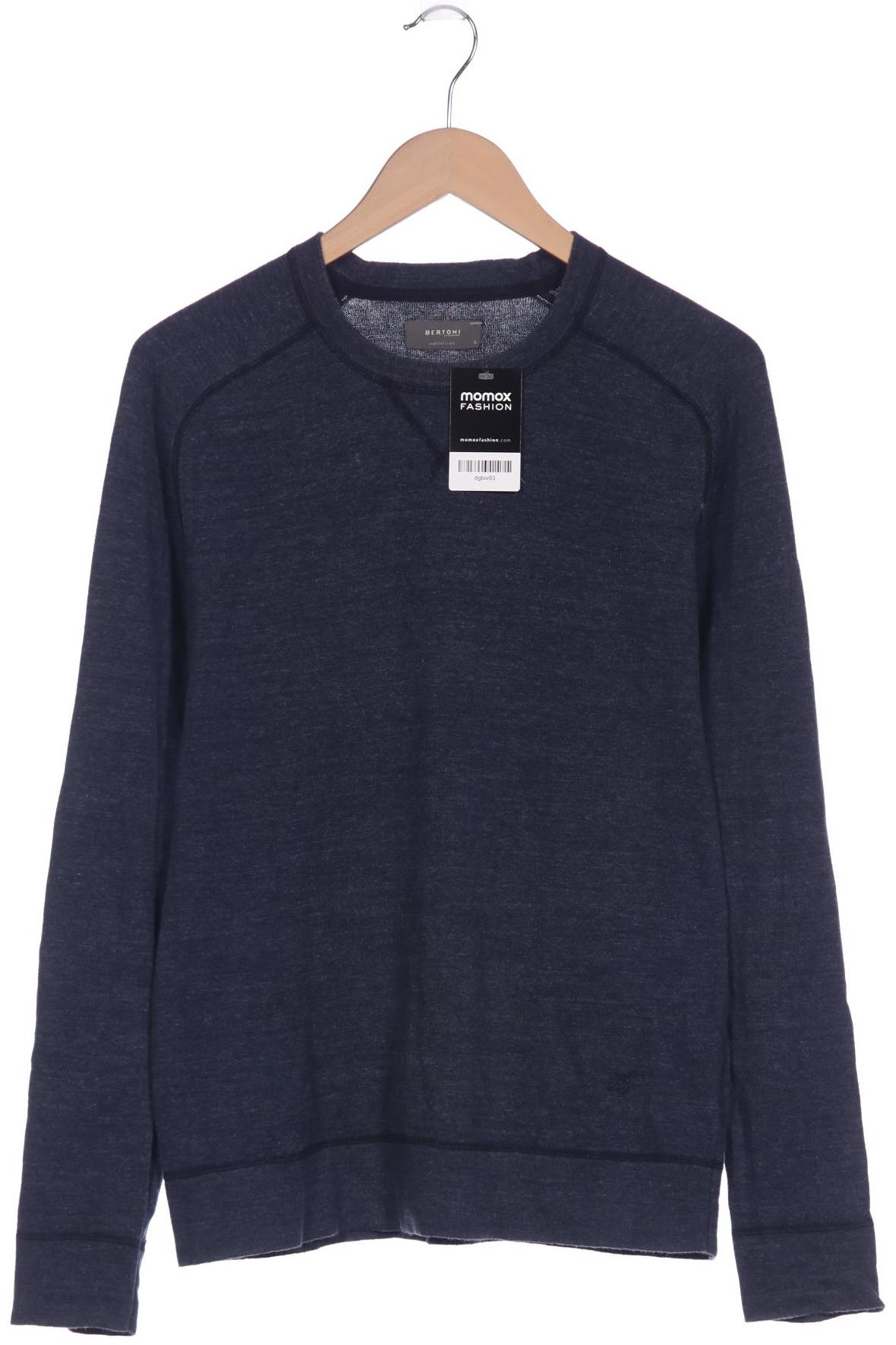 Thumbnail - Bertoni Herren Langarmshirt, marineblau, Gr. 52