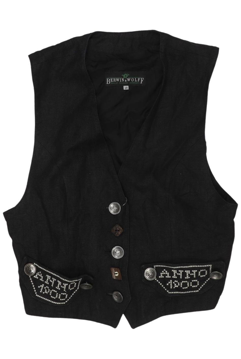 

Berwin & Wolff Damen Weste, schwarz, Gr. 38