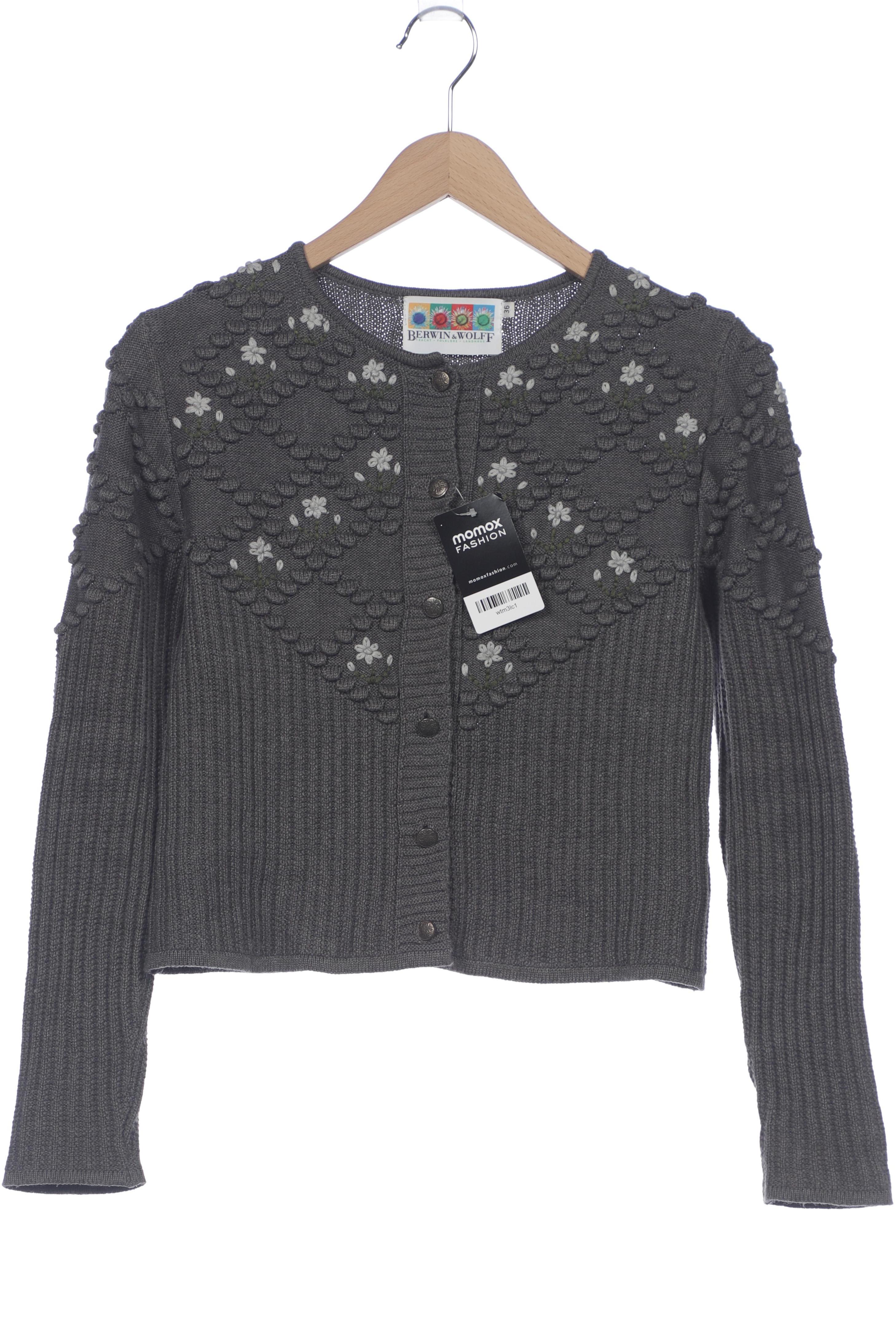 

Berwin & Wolff Damen Strickjacke, grau, Gr. 36