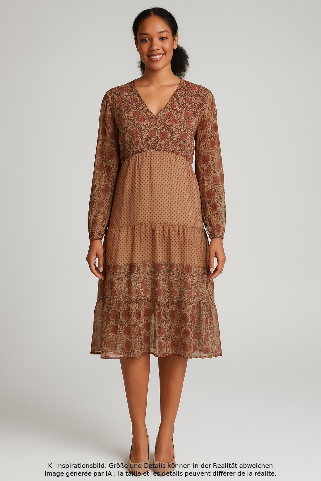 

Best Connections by heine Damen Kleid, braun, Gr. 38