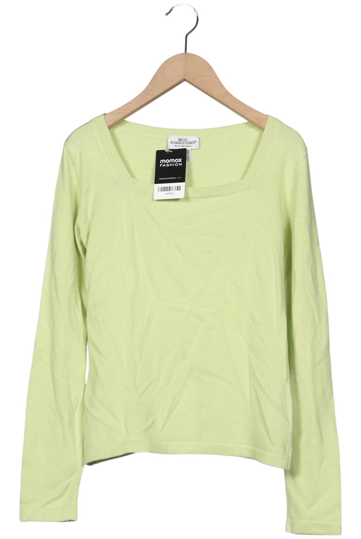 

Best Connections by heine Damen Pullover, hellgrün, Gr. 36