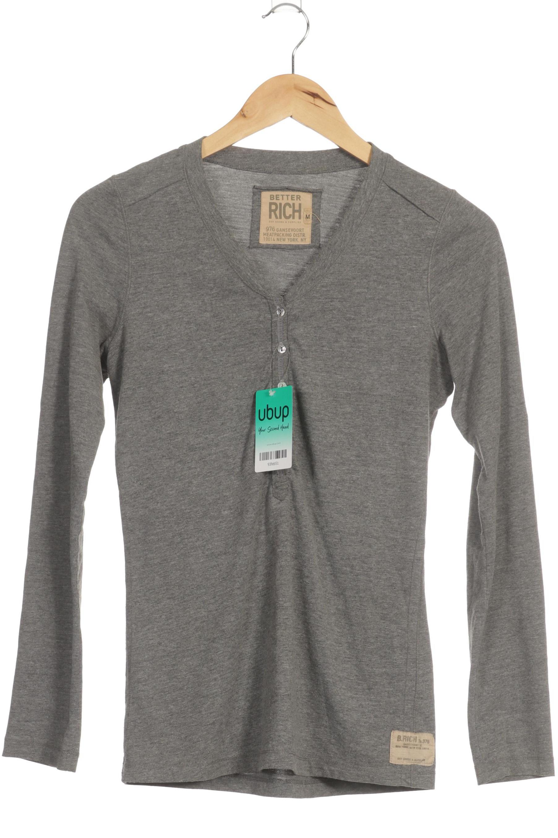 

Better Rich Damen Langarmshirt, grau, Gr. 38
