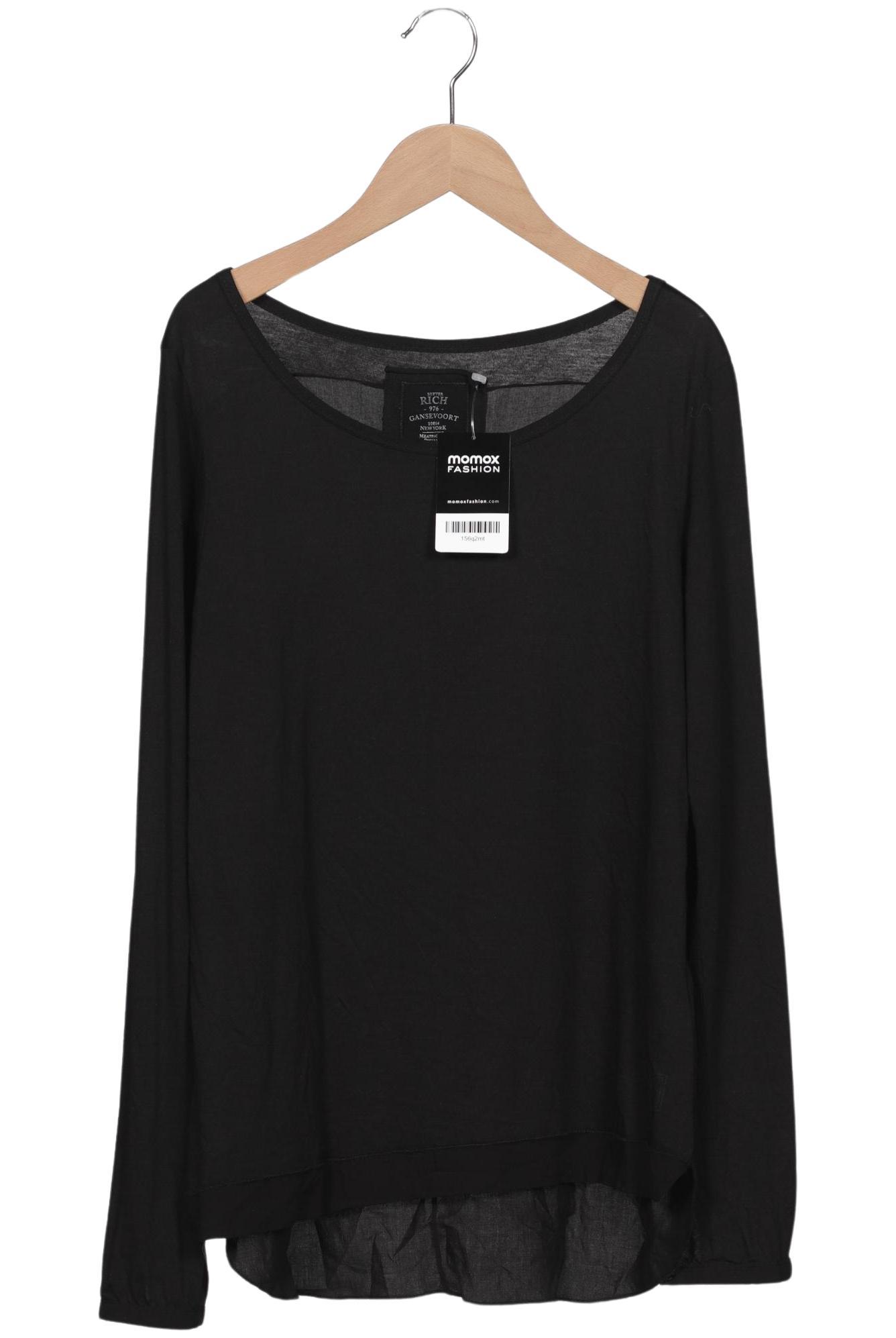 

Better Rich Damen Langarmshirt, schwarz, Gr. 36